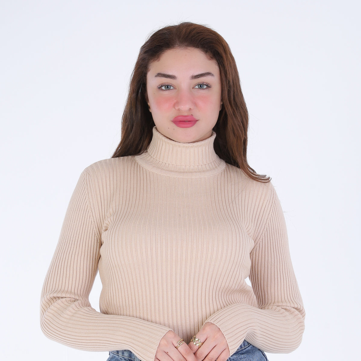 Basic Ribbed Knit Top 2136/091