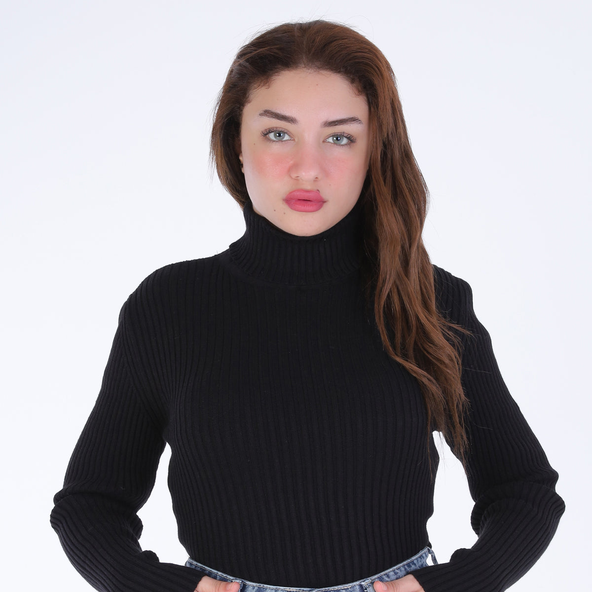 Basic Ribbed Knit Top 2136/091