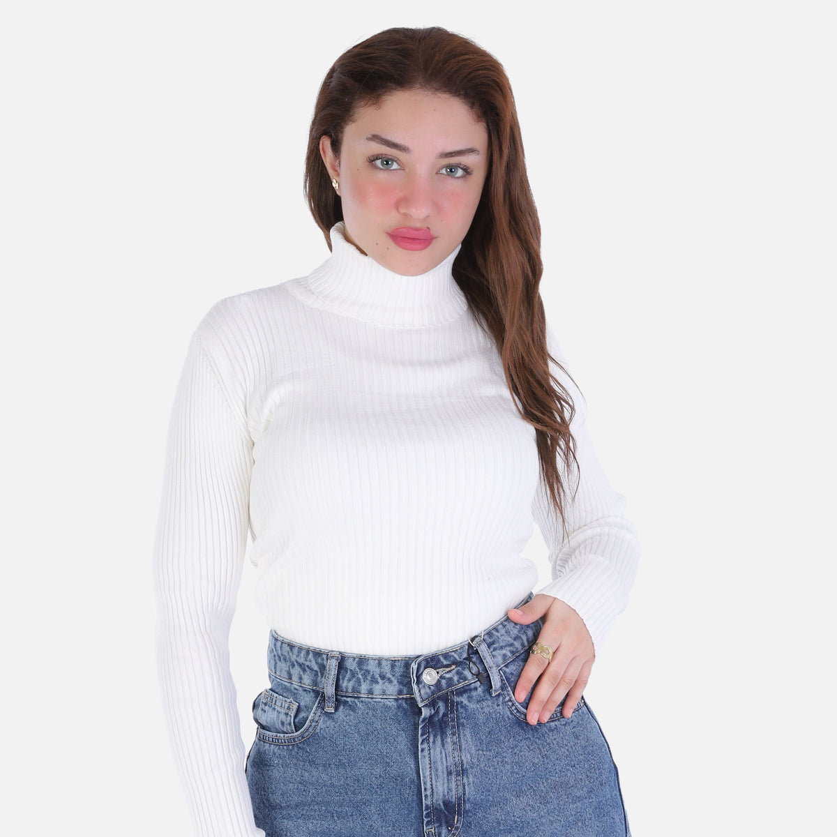 Basic Ribbed Knit Top 2136/091