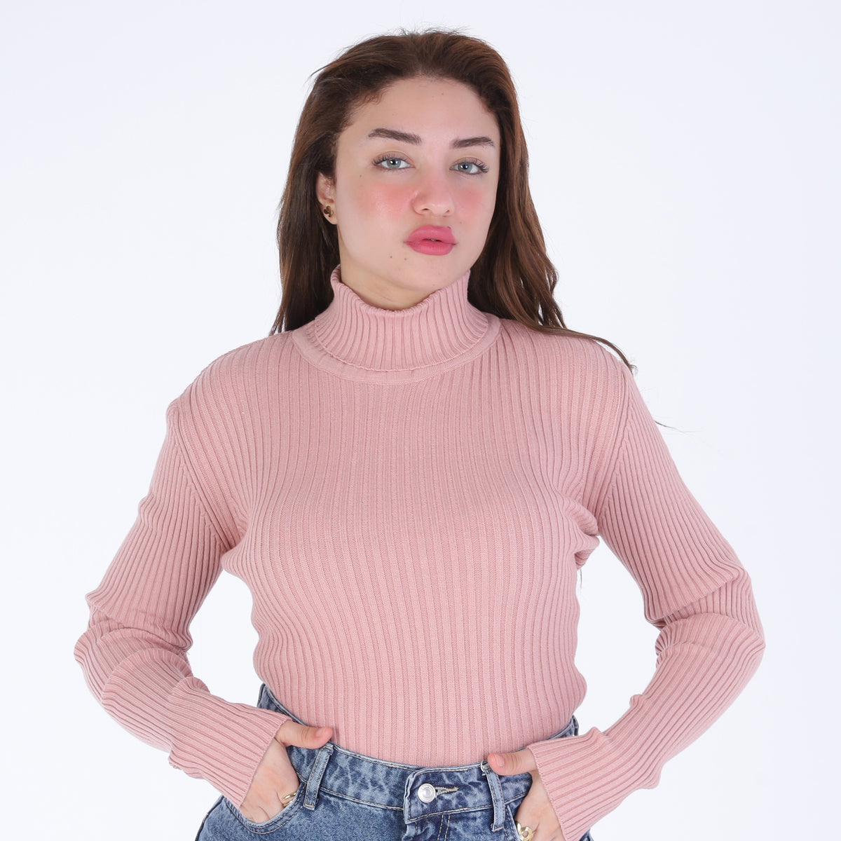 Basic Ribbed Knit Top 2136/091
