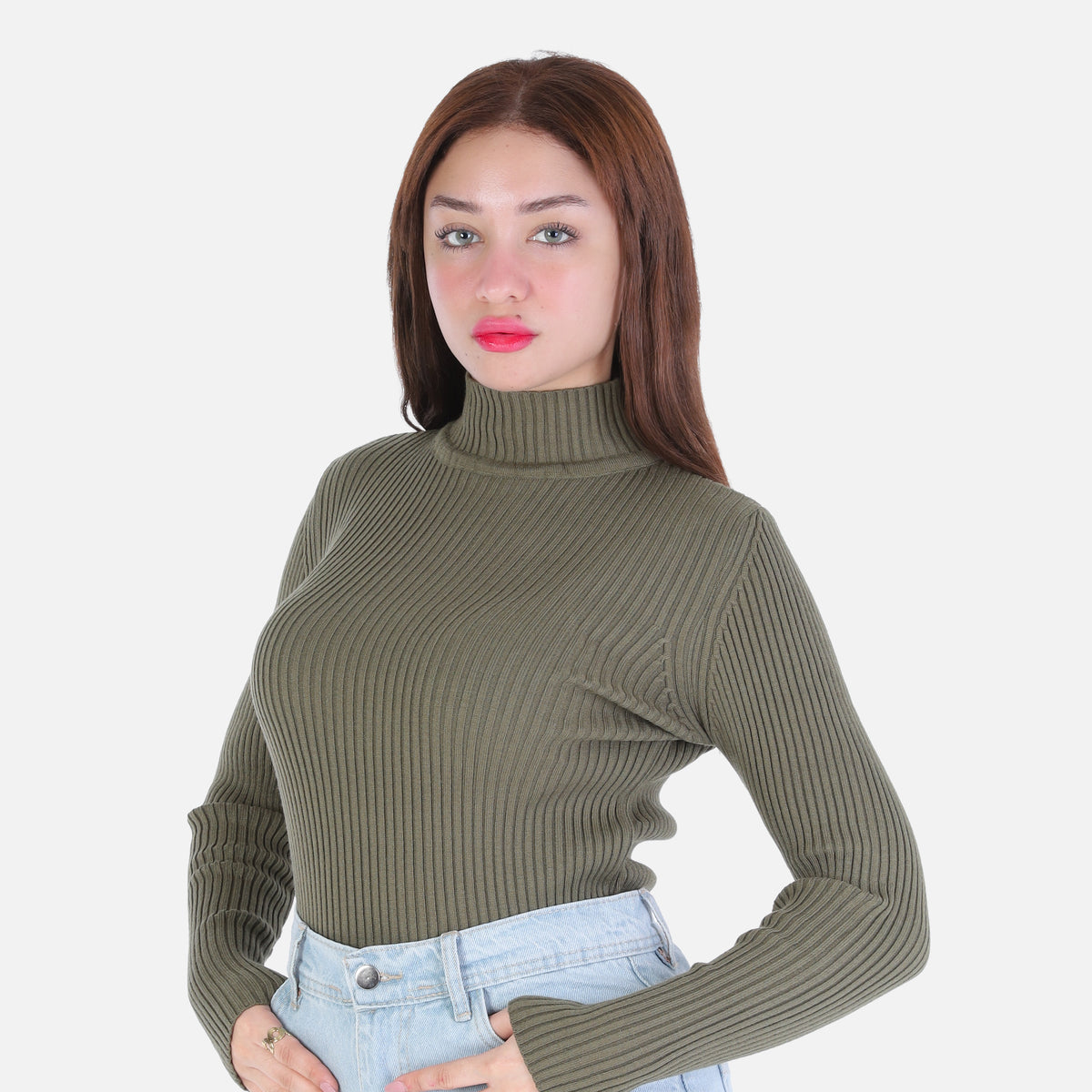 Basic Ribbed Knit Top 2136/105
