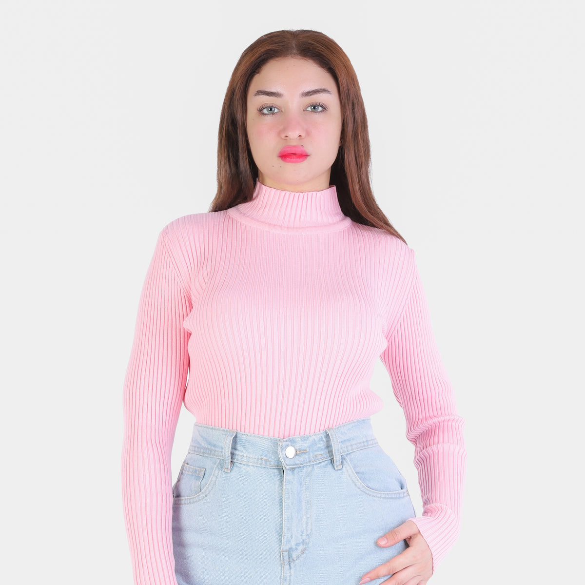 Basic Ribbed Knit Top 2136/105