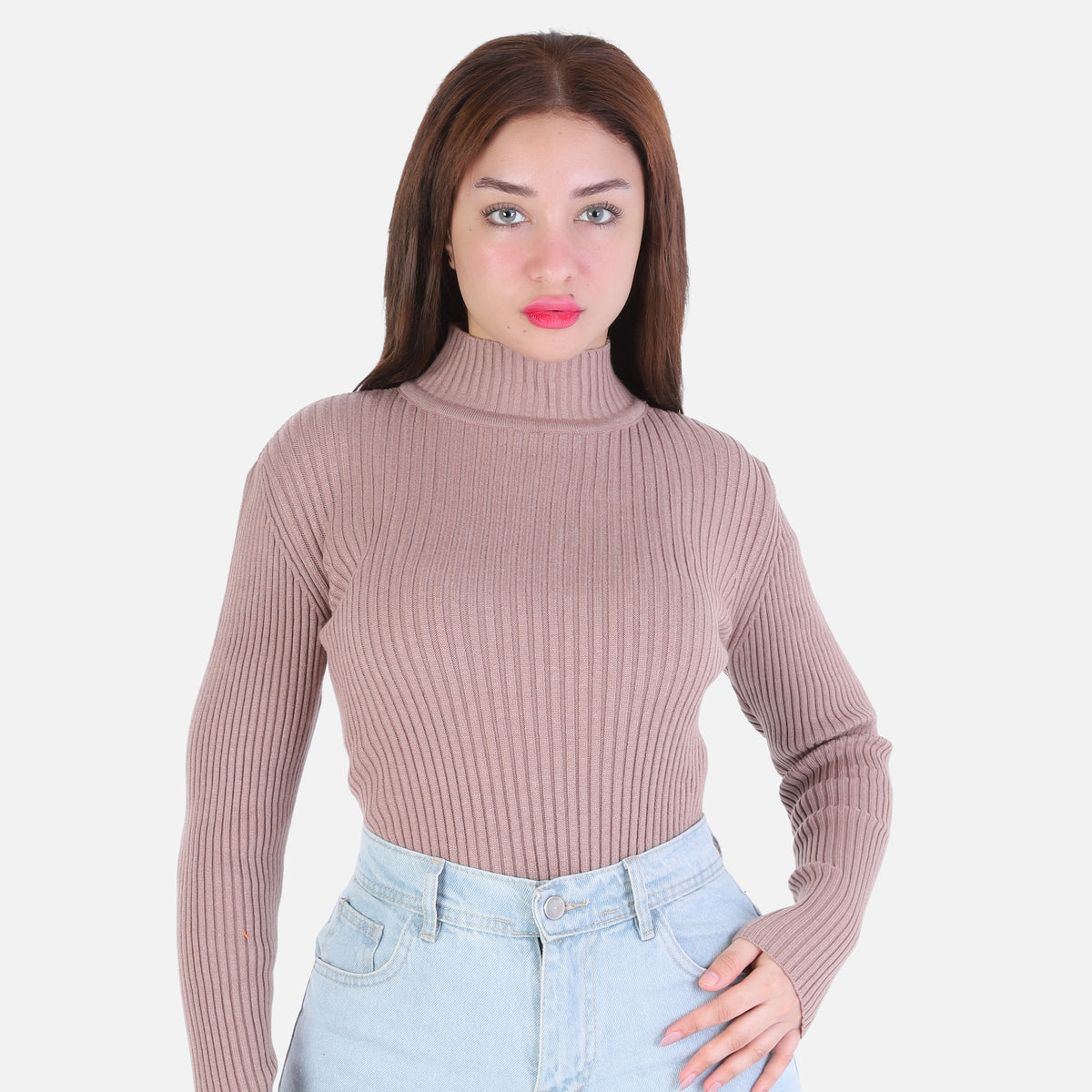 Basic Ribbed Knit Top 2136/105