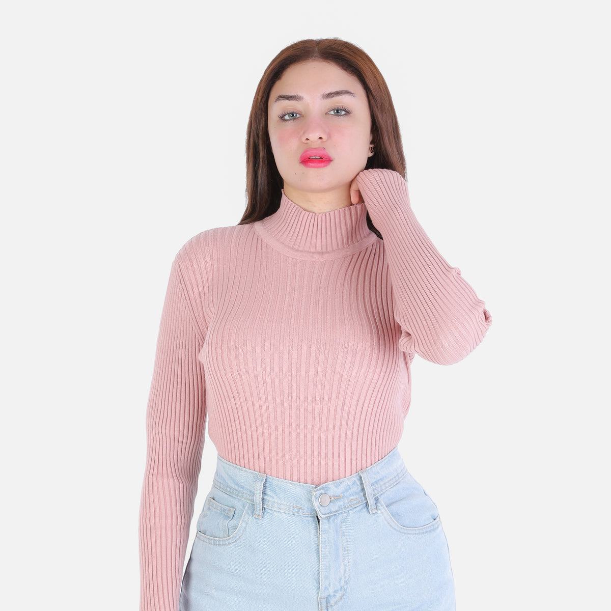 Basic Ribbed Knit Top 2136/105