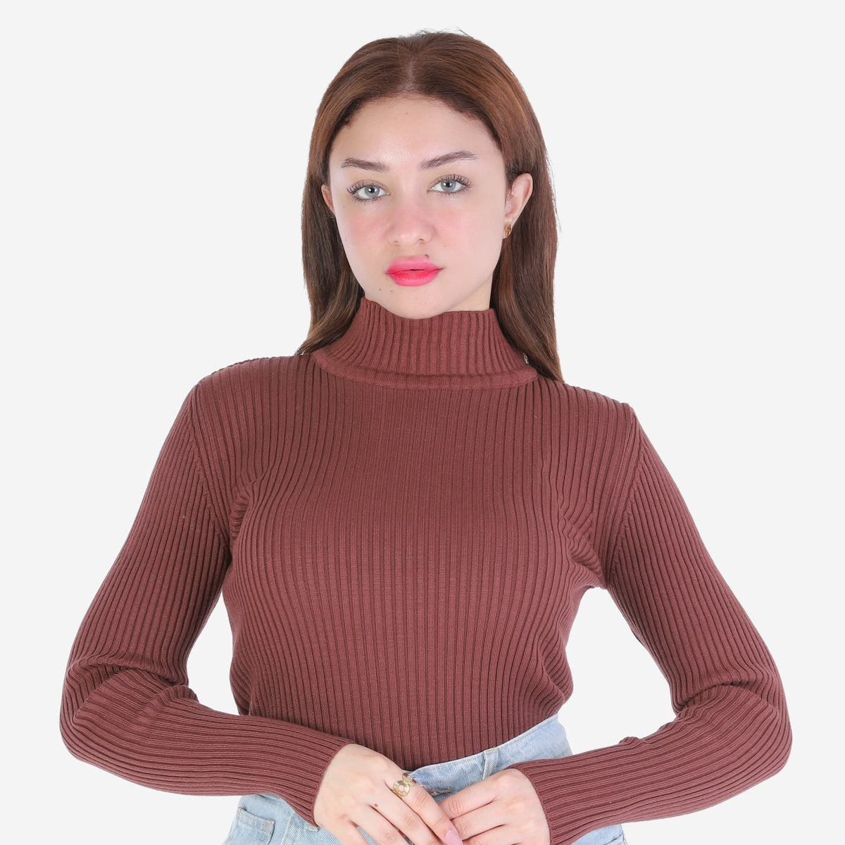 Basic Ribbed Knit Top 2136/105