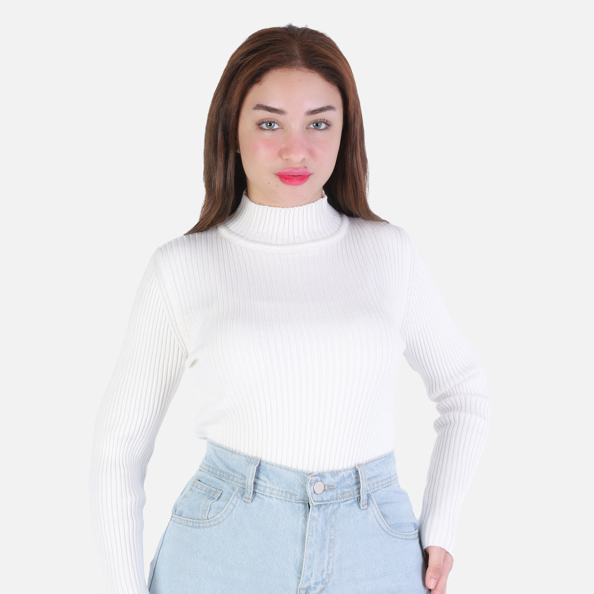 Basic Ribbed Knit Top 2136/105