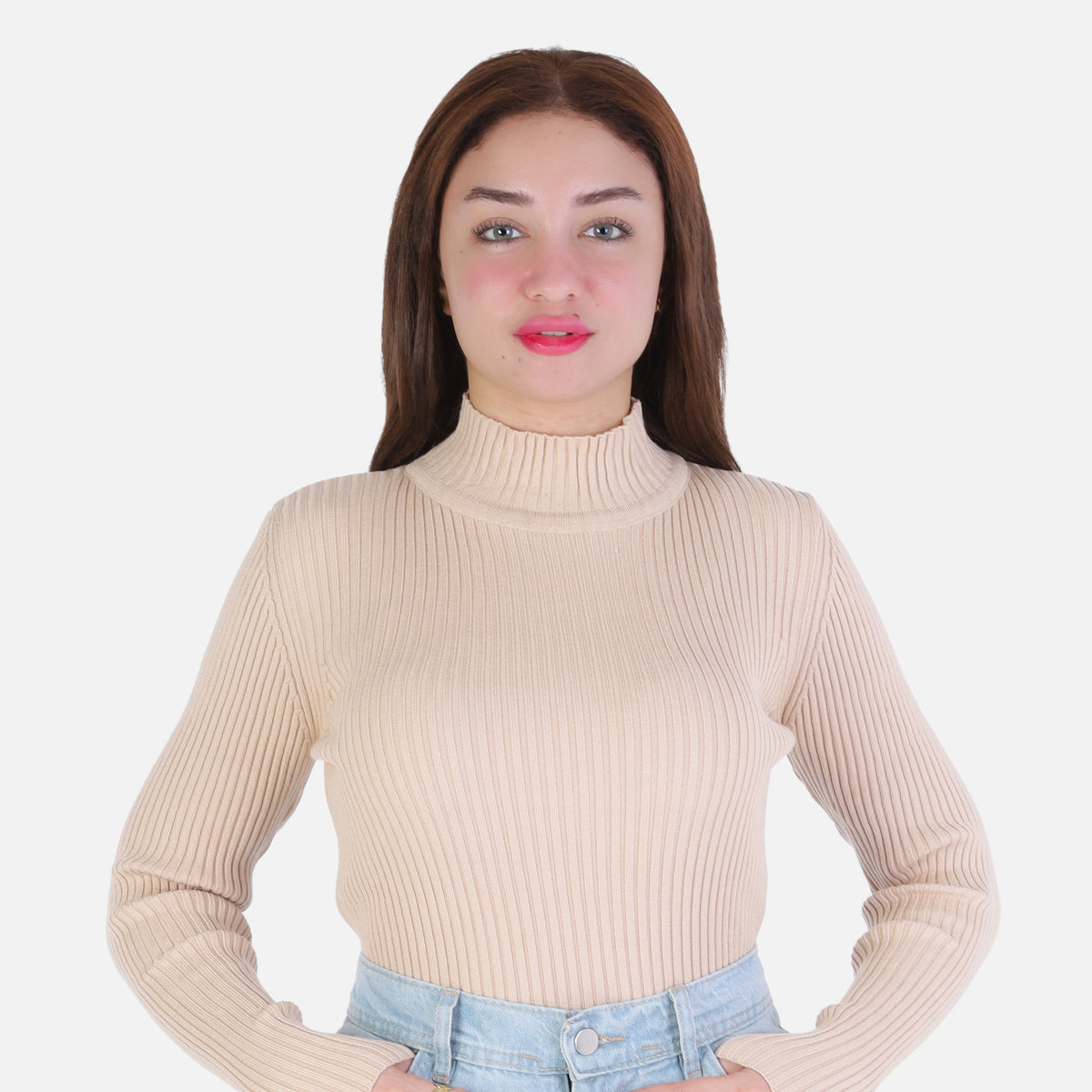 Basic Ribbed Knit Top 2136/105