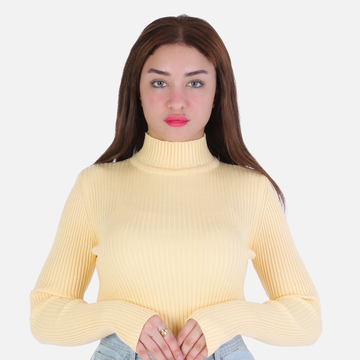 Basic Ribbed Knit Top 2136/105