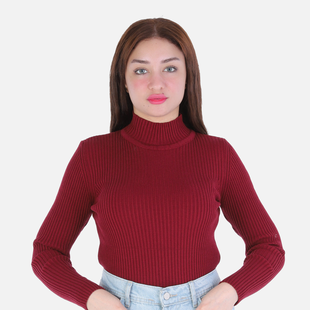 Basic Ribbed Knit Top 2136/105