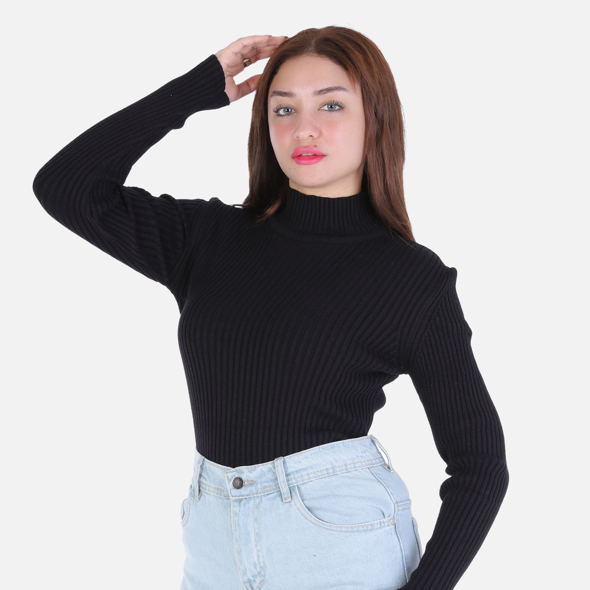 Basic Ribbed Knit Top 2136/105