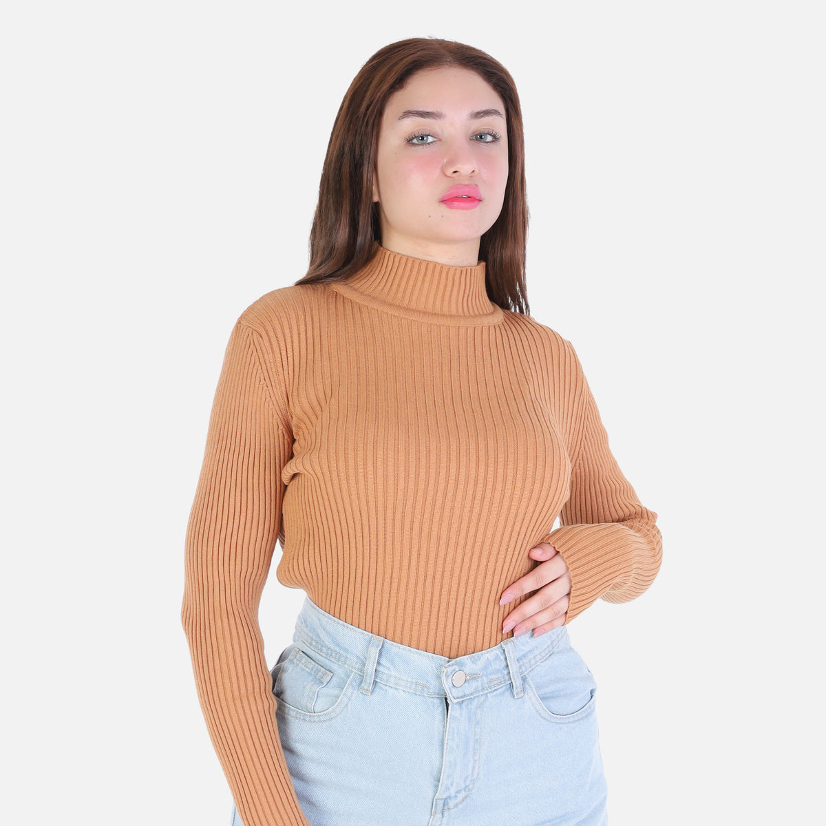 Basic Ribbed Knit Top 2136/105