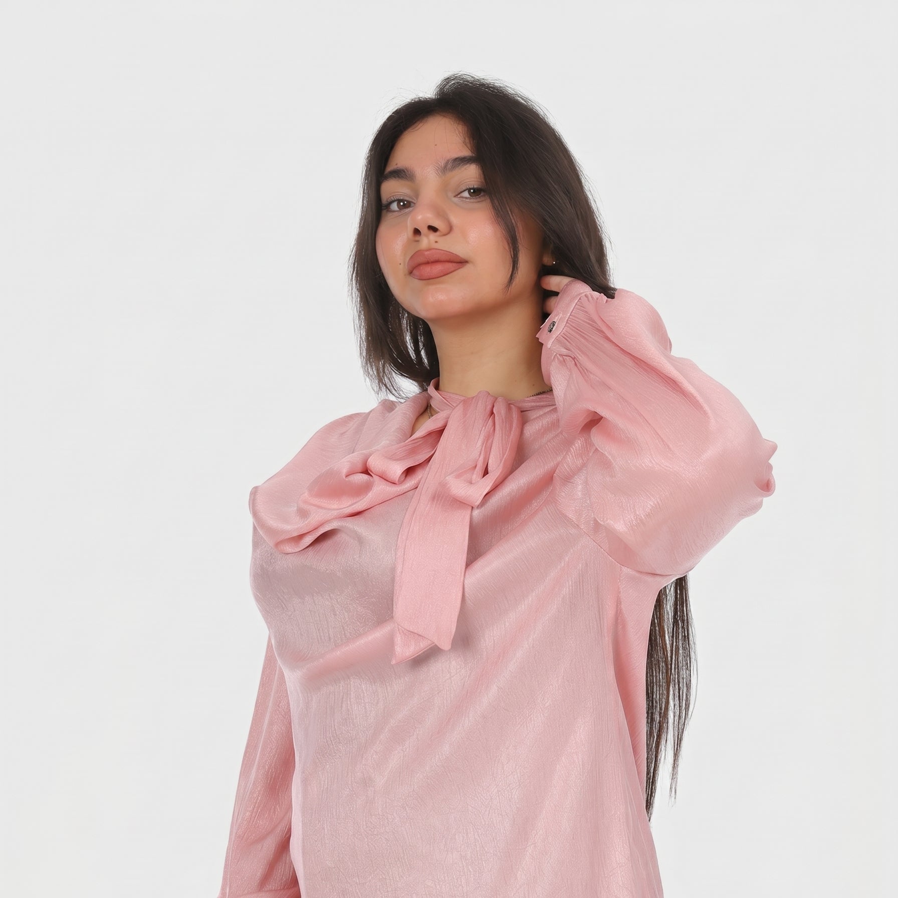 Elegant Tie-Neck Blouse 20721078