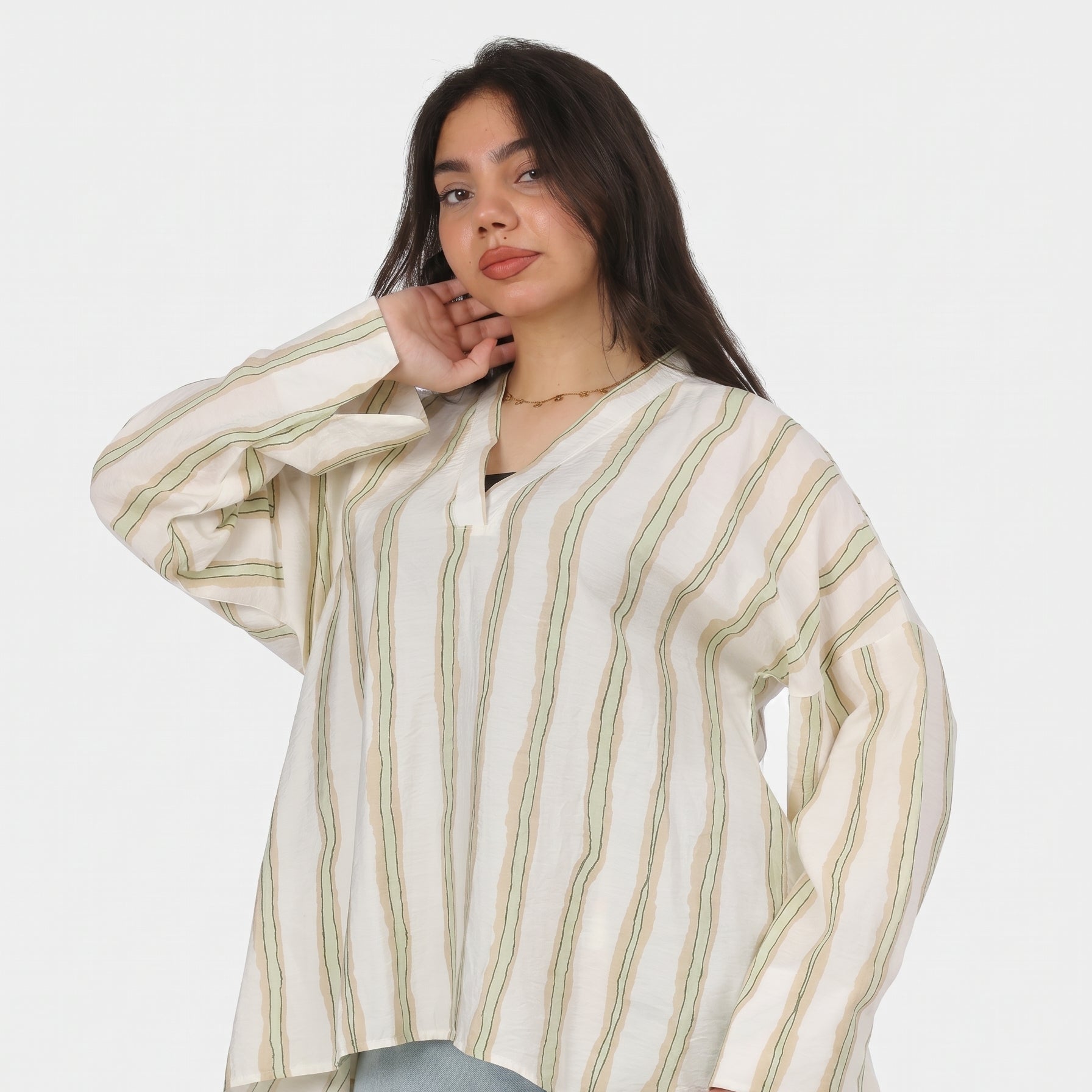 Relaxed Fit Oversized Blouse 2000/157