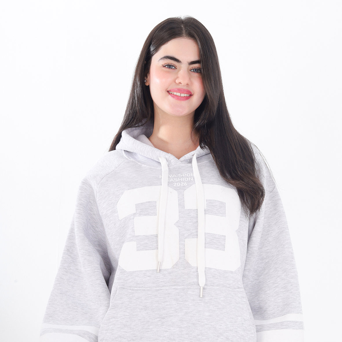 Oversized Printed Hoodie 21987017