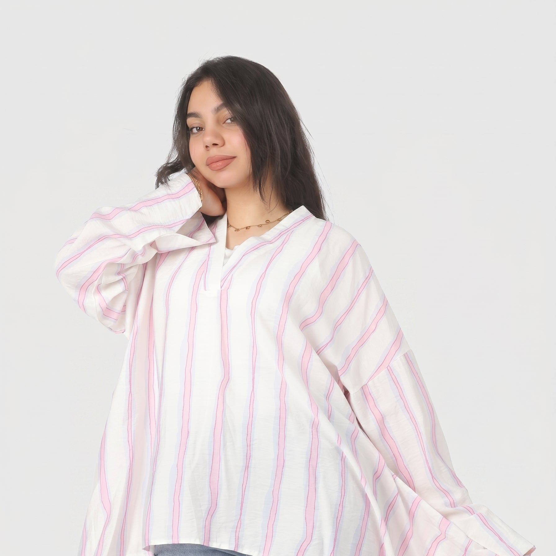 Relaxed Fit Oversized Blouse 2000/157
