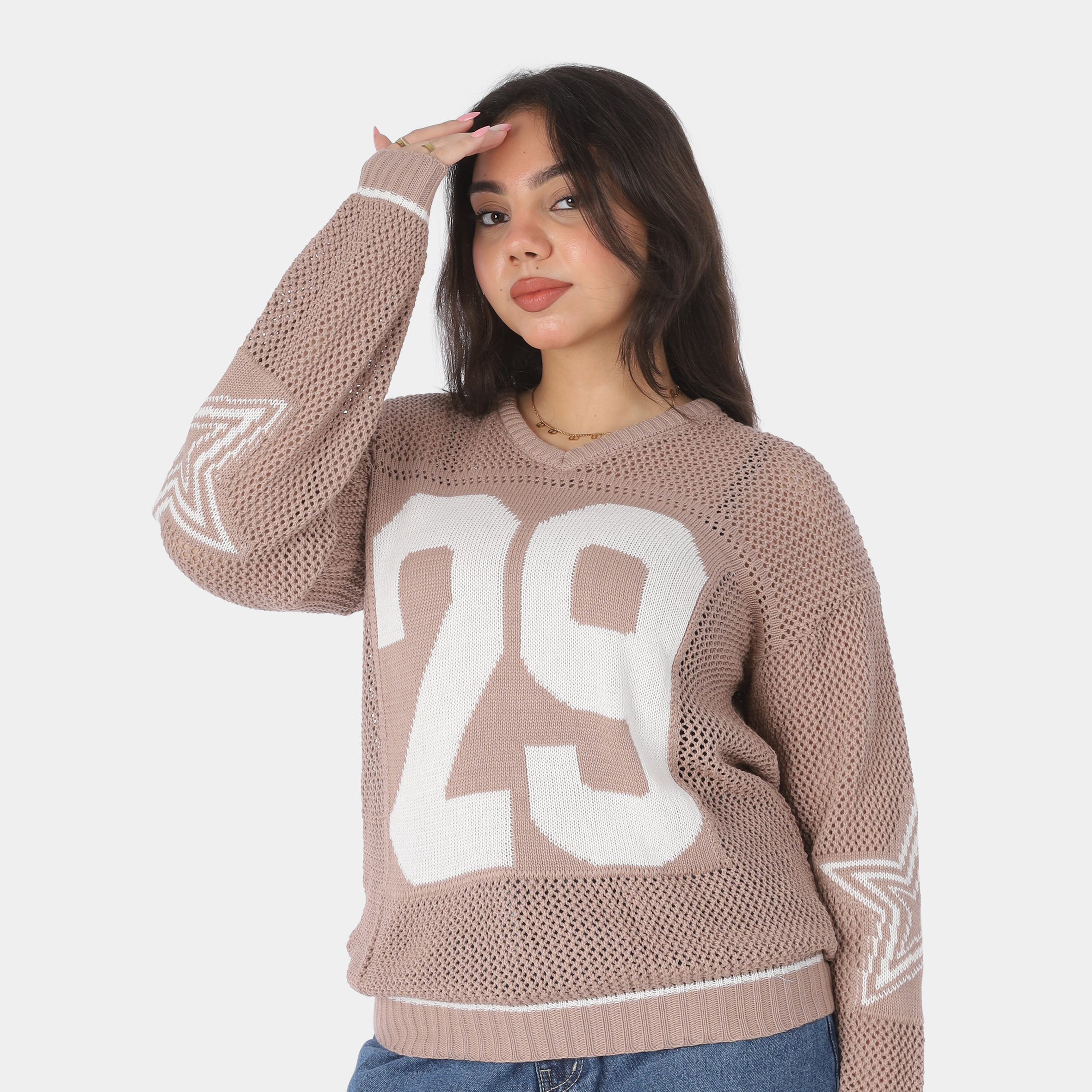 Oversized Knit Sweater 20924043