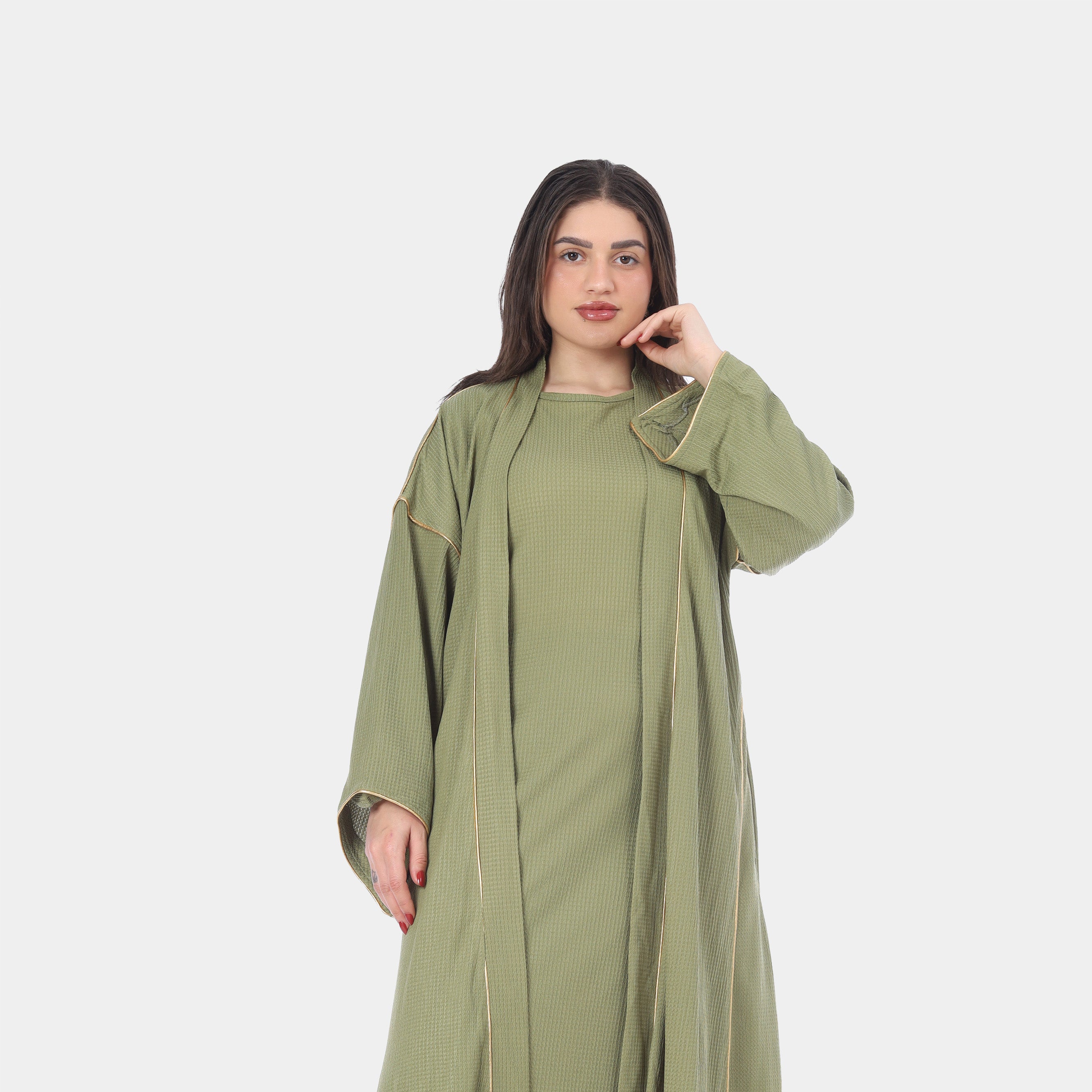 Essential Sleeveless Dress & Cardigan Set s1518291