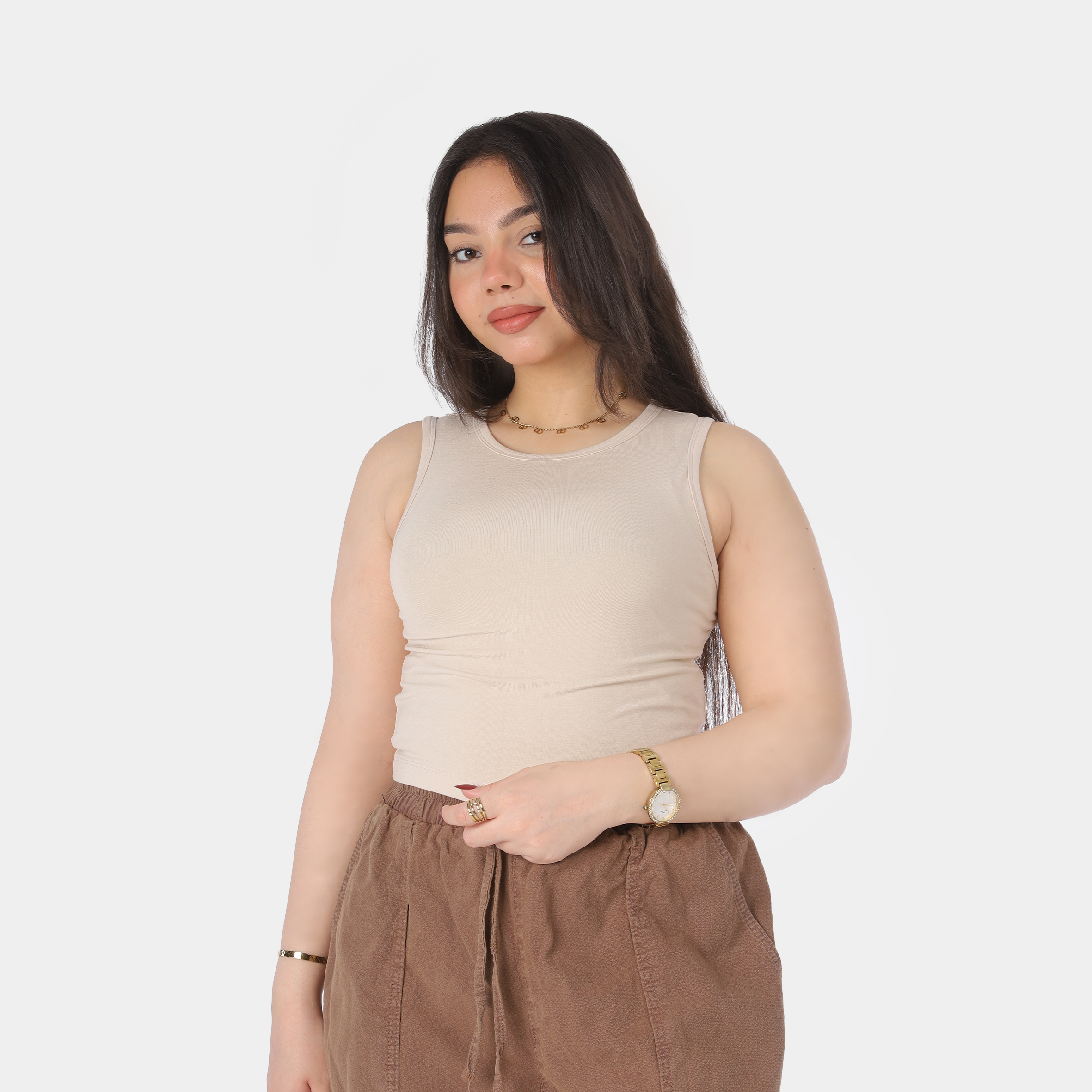 Cropped Sleeveless Top 20924062