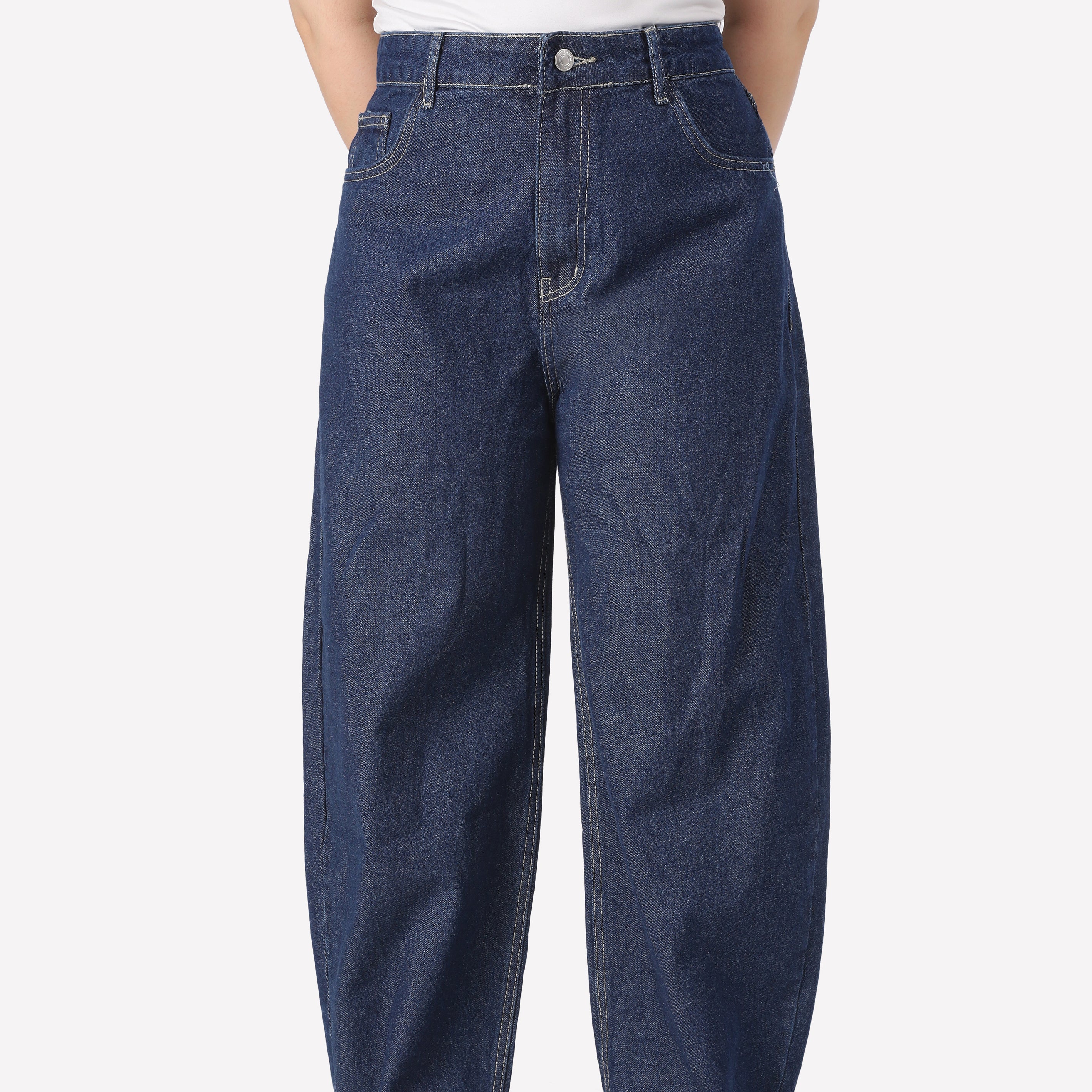 High-Waisted Mom Fit Denim Jeans 395B607