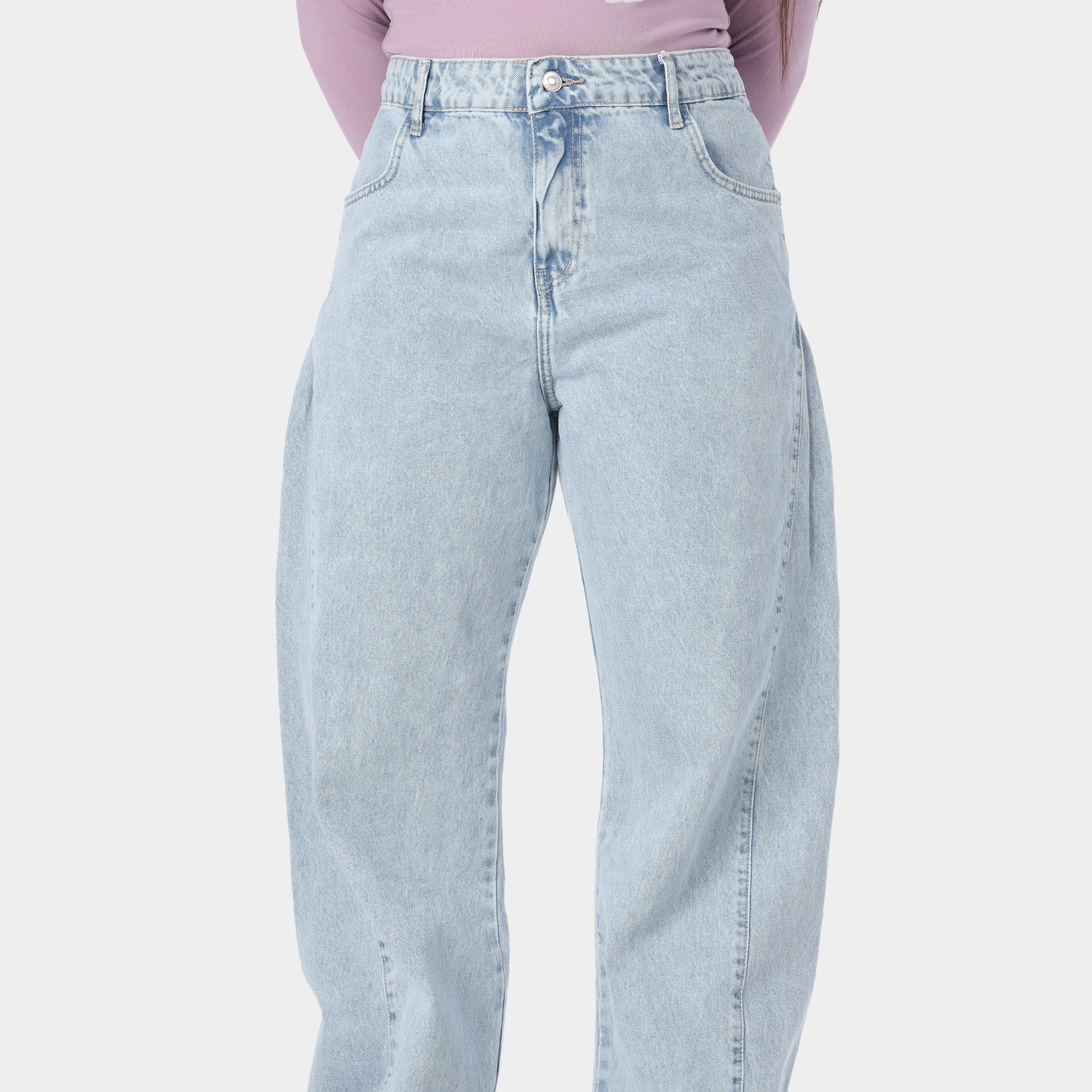 Wide Leg Denim Jeans 395B719