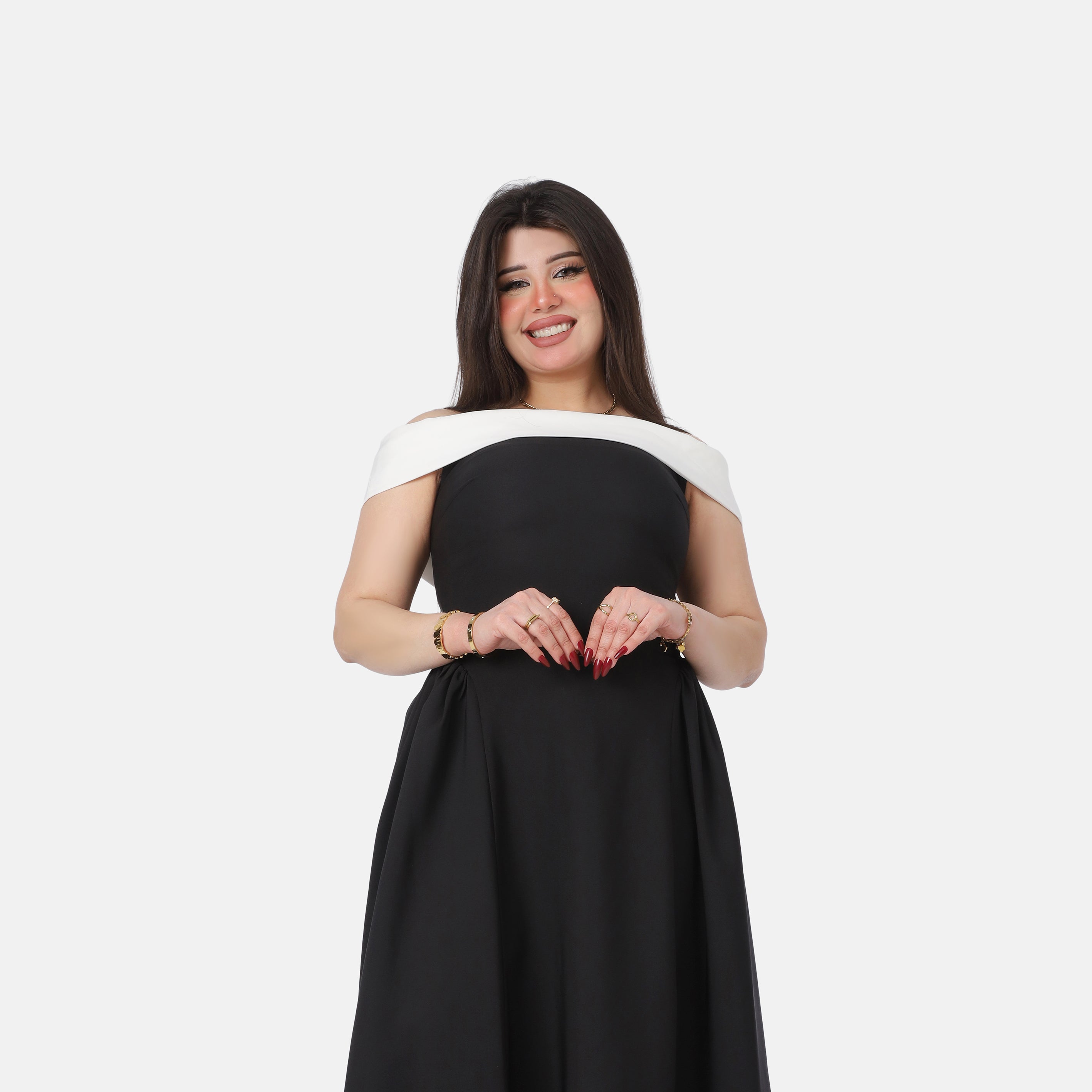 Elegant Off-Shoulder Evening Dress 70311030