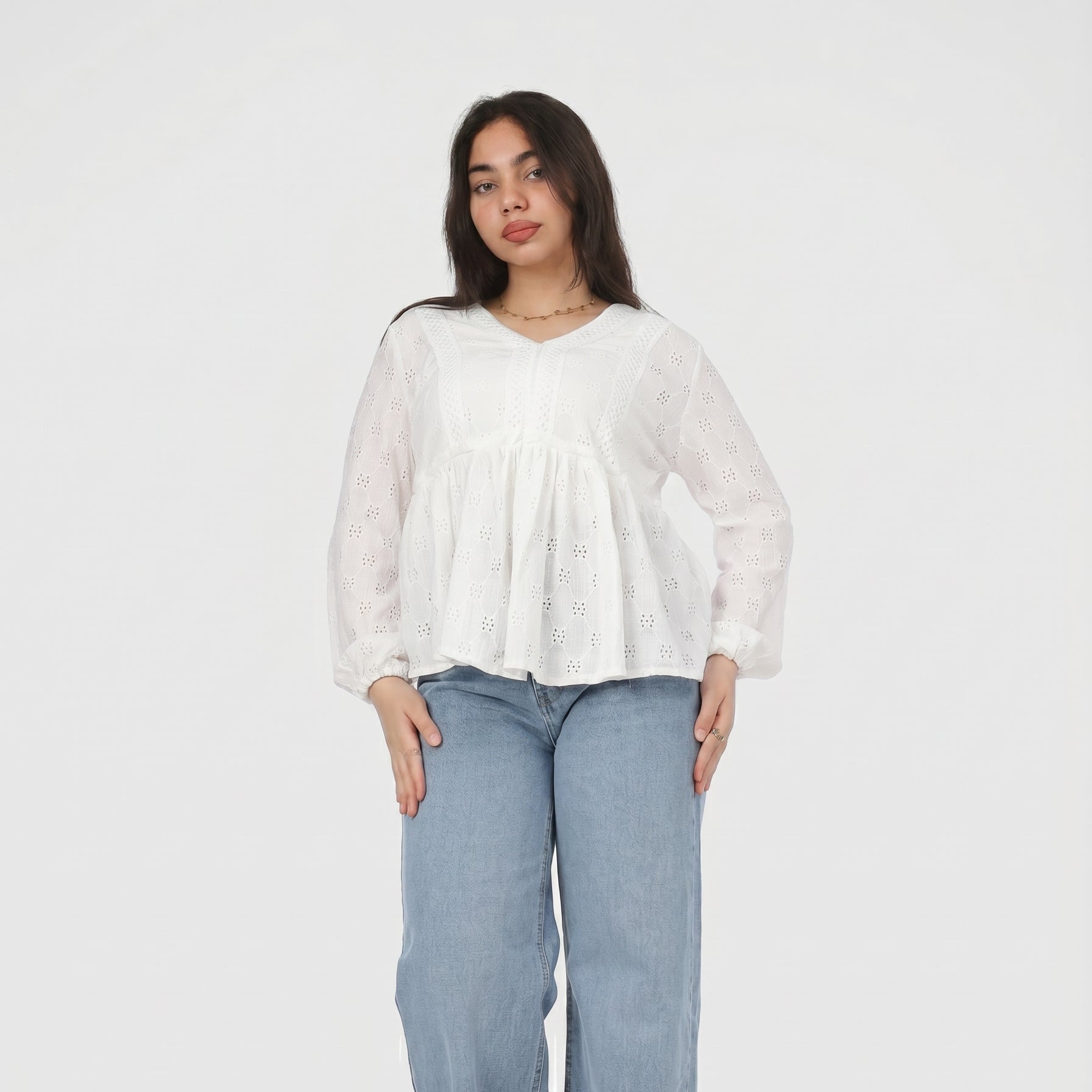 Elegant Short Blouse 715124