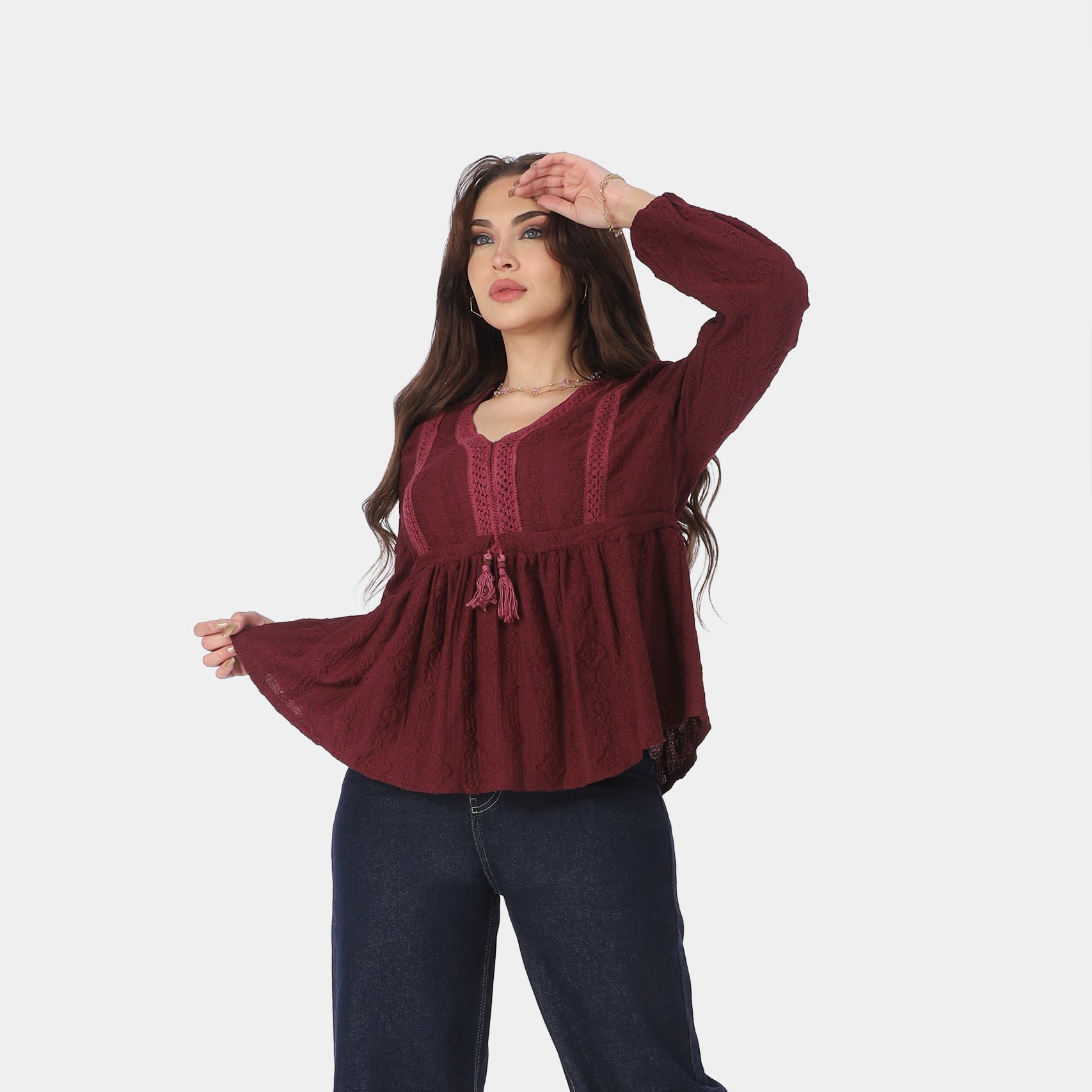 Elegant Short Blouse 715124