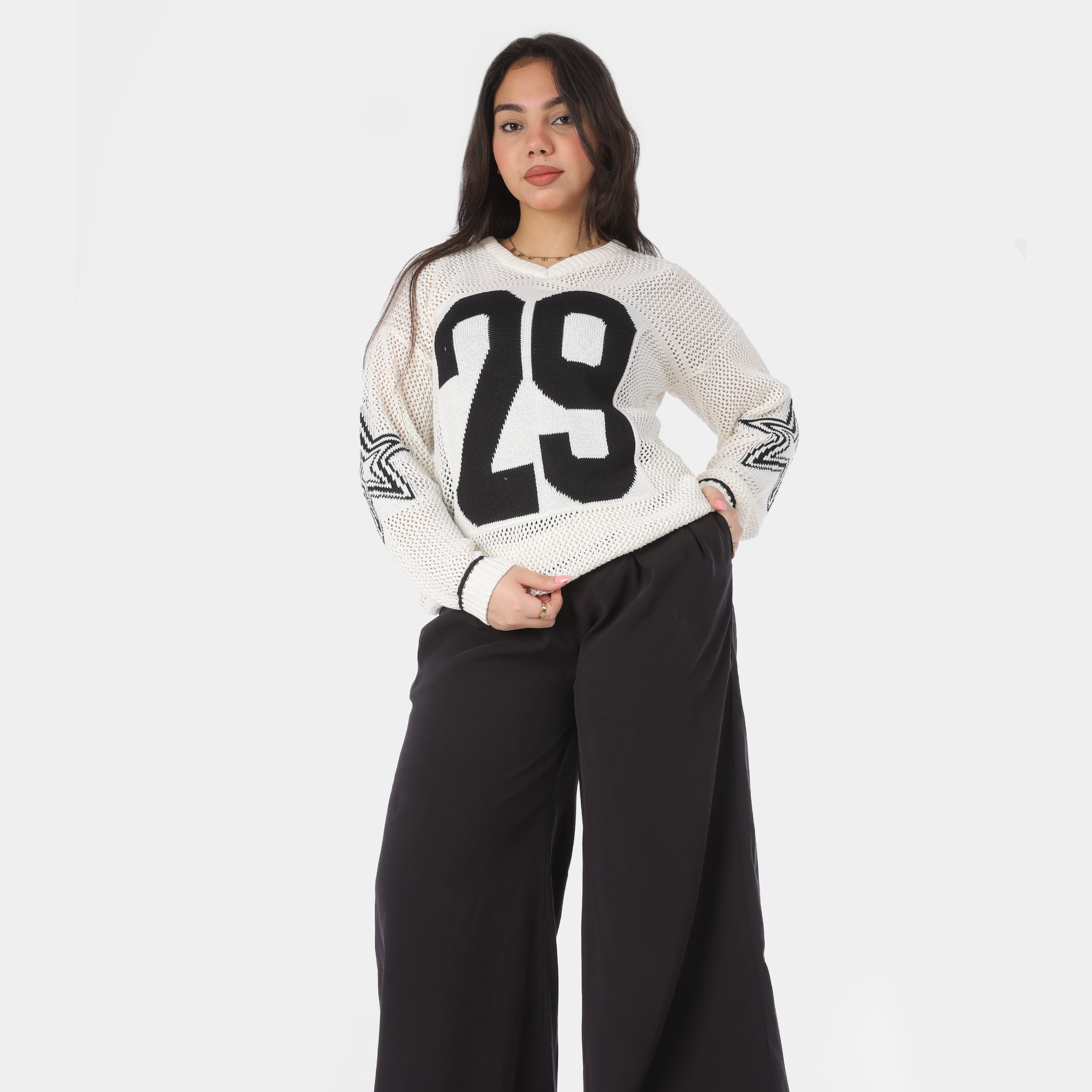 Oversized Knit Sweater 20924043