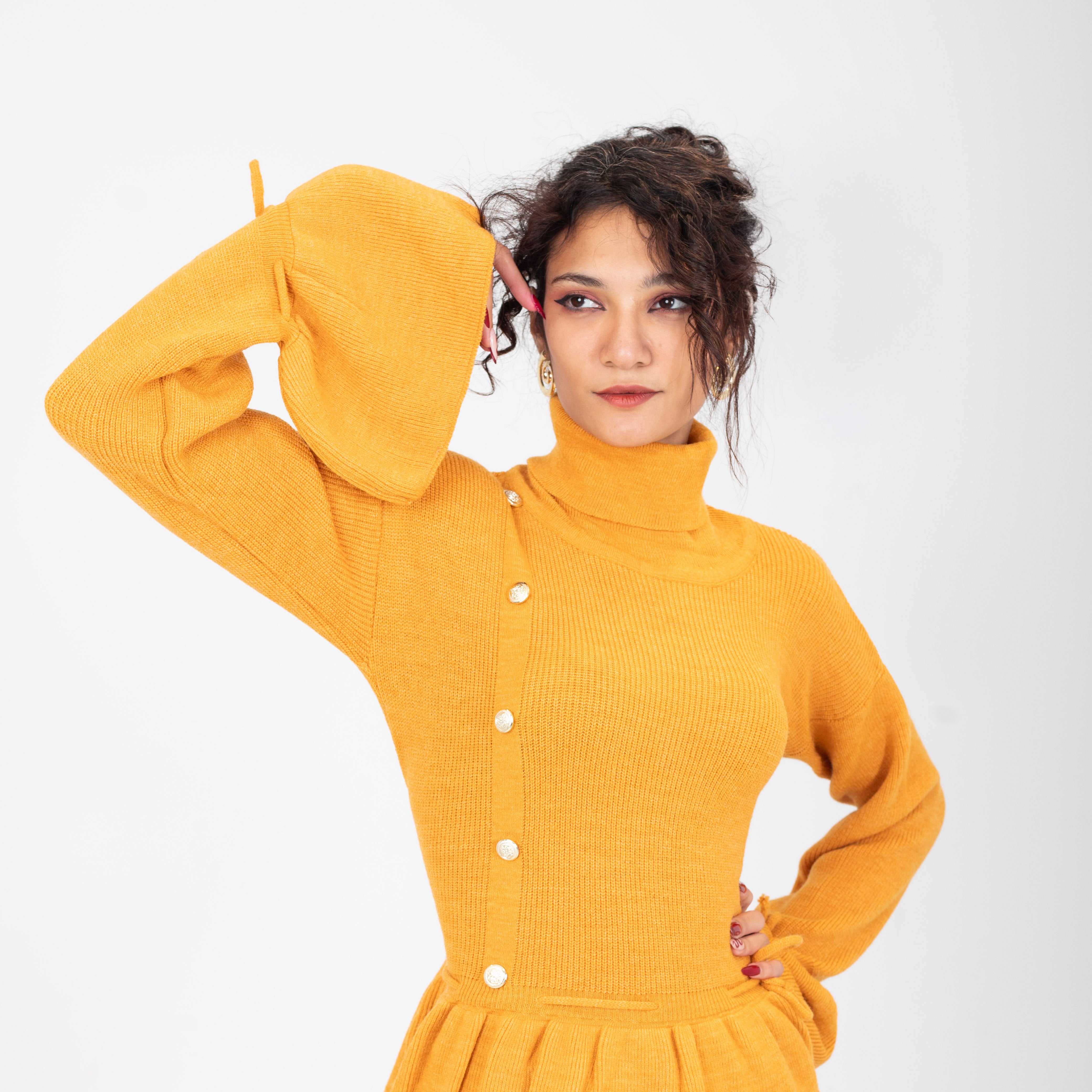 Ruffled Knit Blouse w16252672