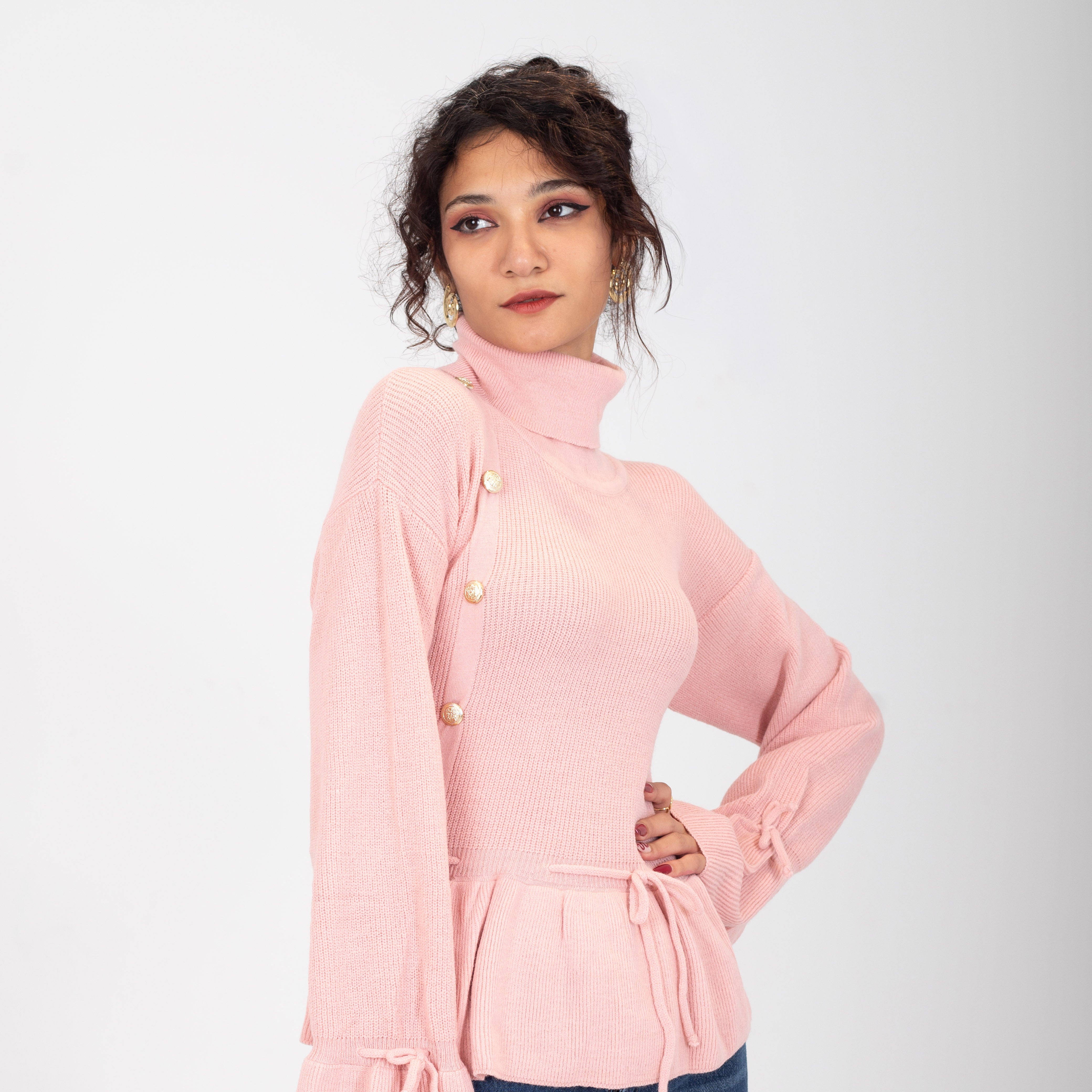 Ruffled Knit Blouse w16252672