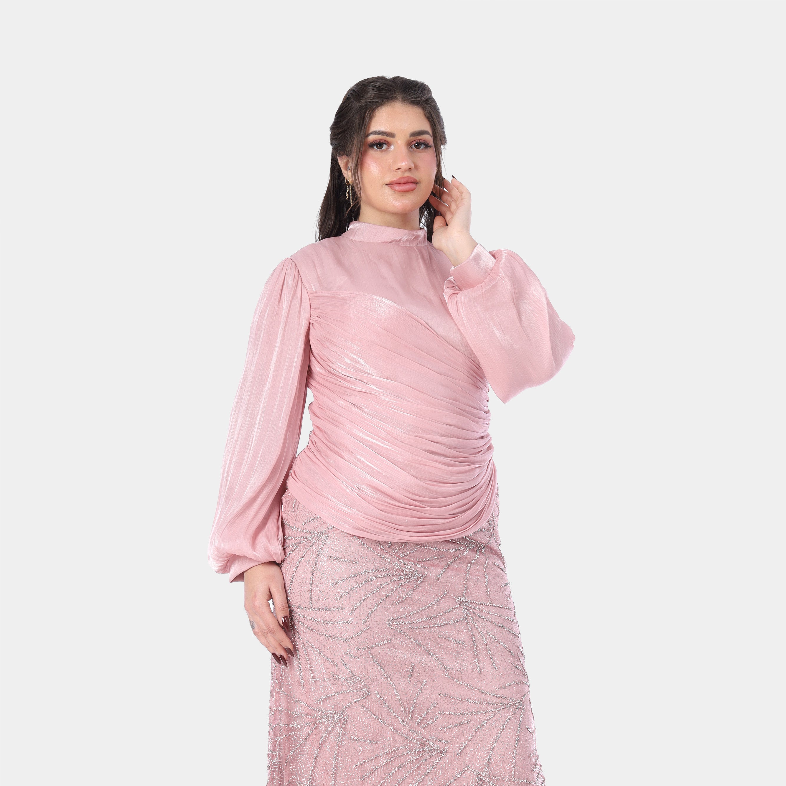 Elegant Embellished Maxi Evening Dress 941710