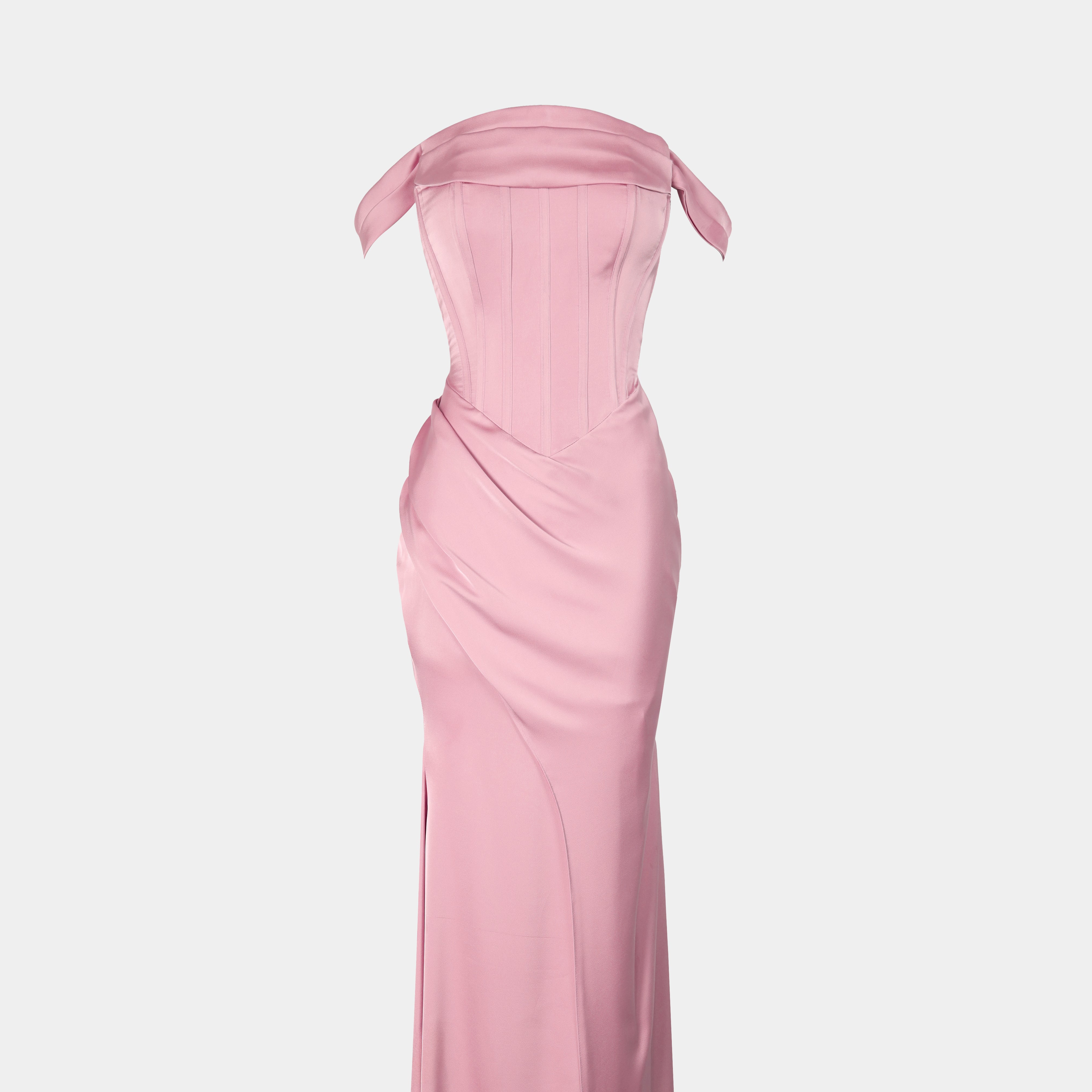 Feminine Fit Corset Bodice Dress s9657090