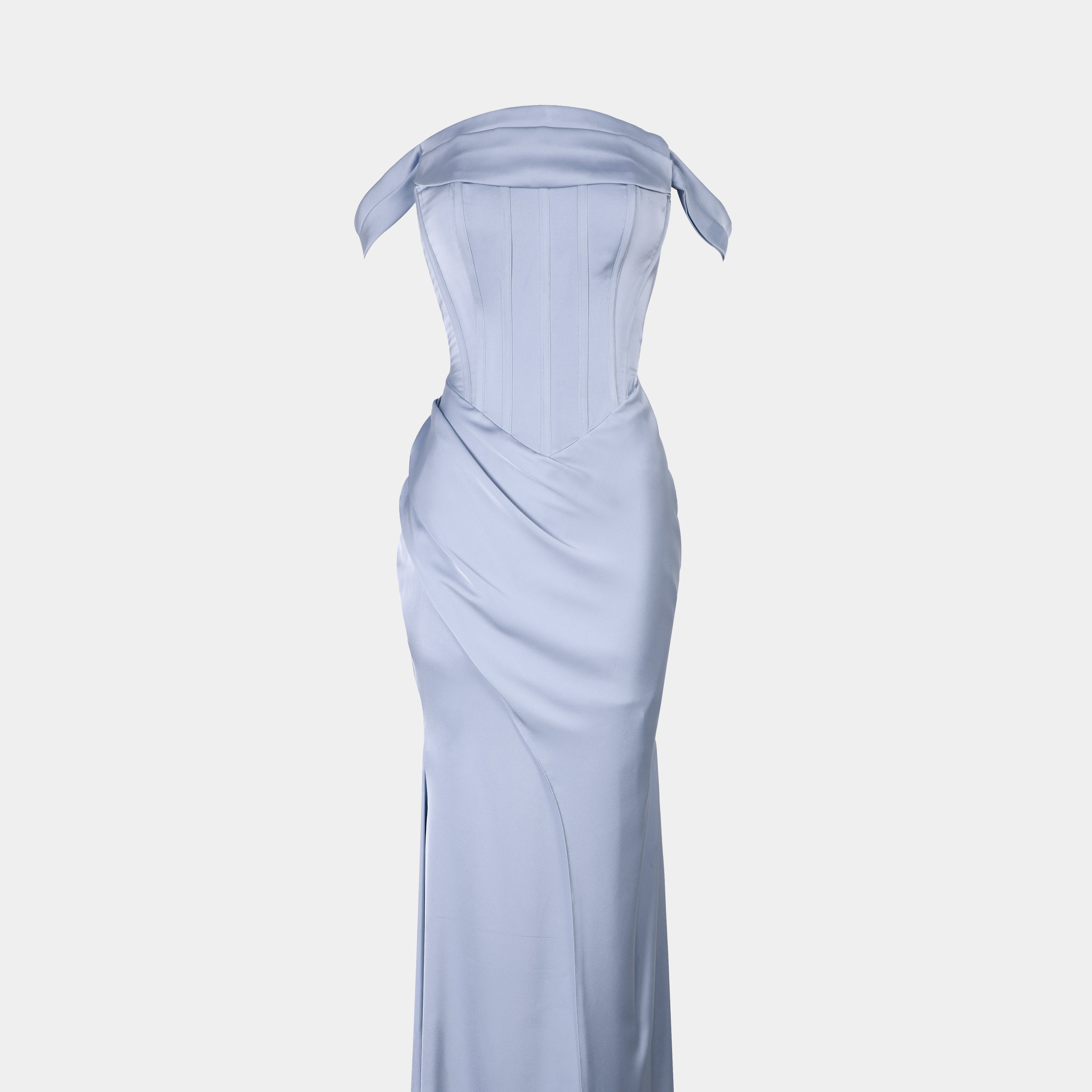 Feminine Fit Corset Bodice Dress s9657090