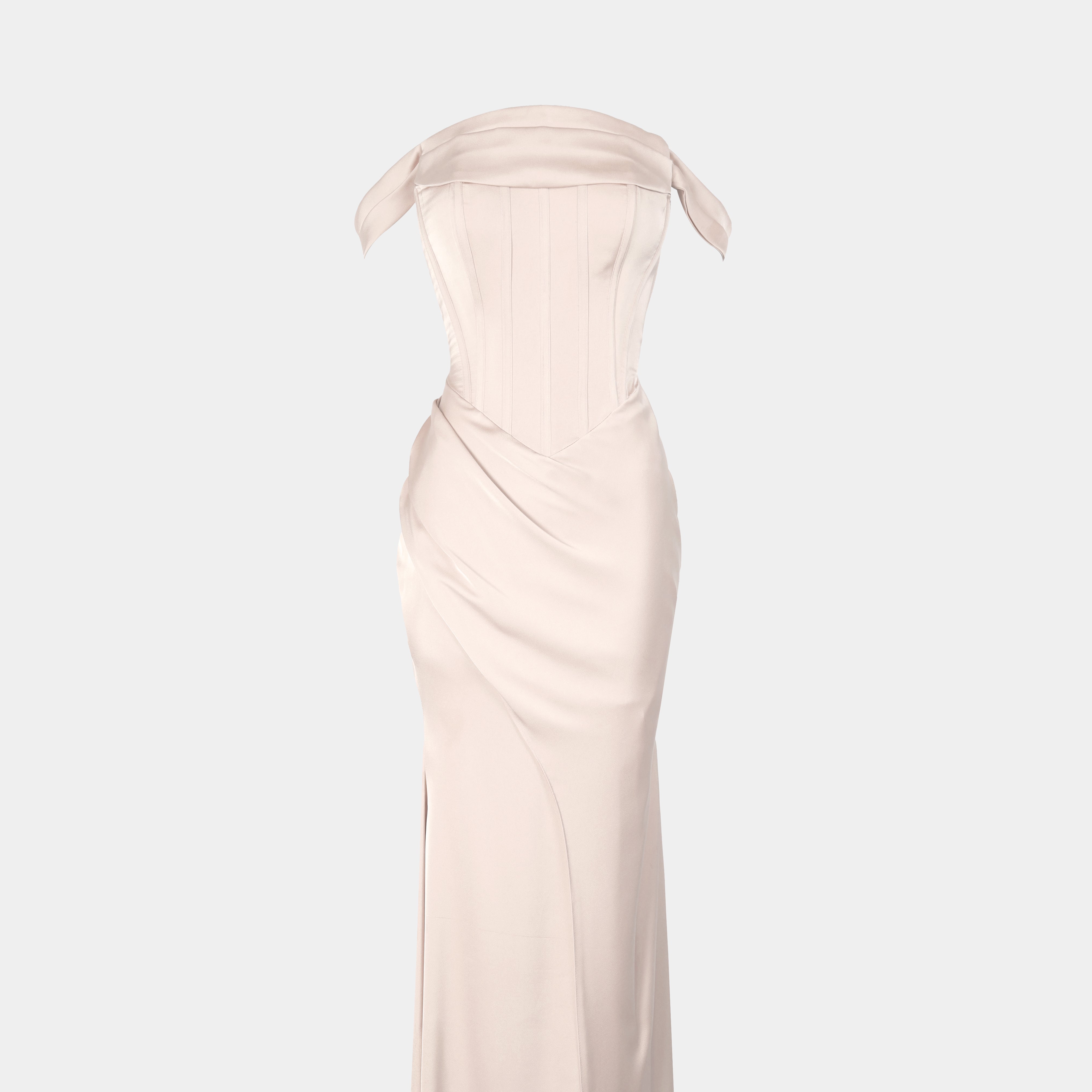 Feminine Fit Corset Bodice Dress s9657090