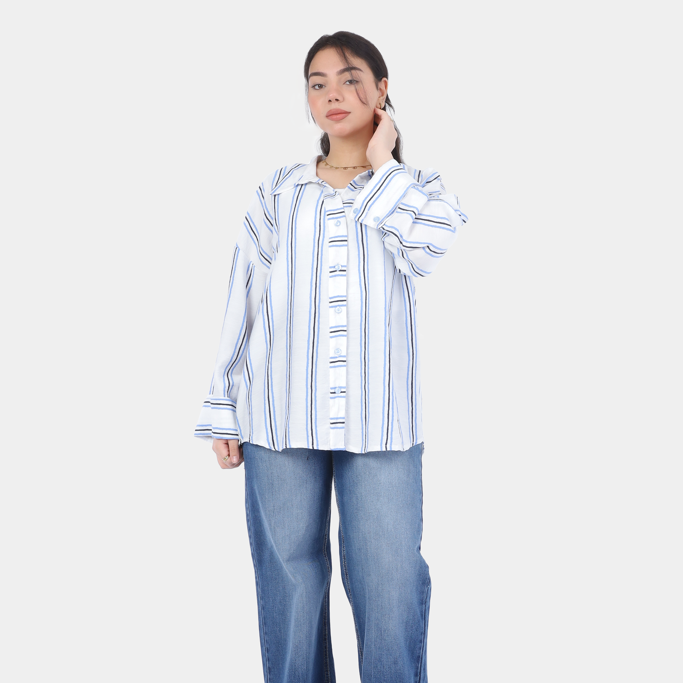 Oversized Striped Shirt 2006/073/1