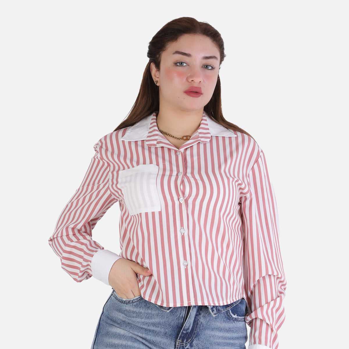 Short Striped Shirt 698680