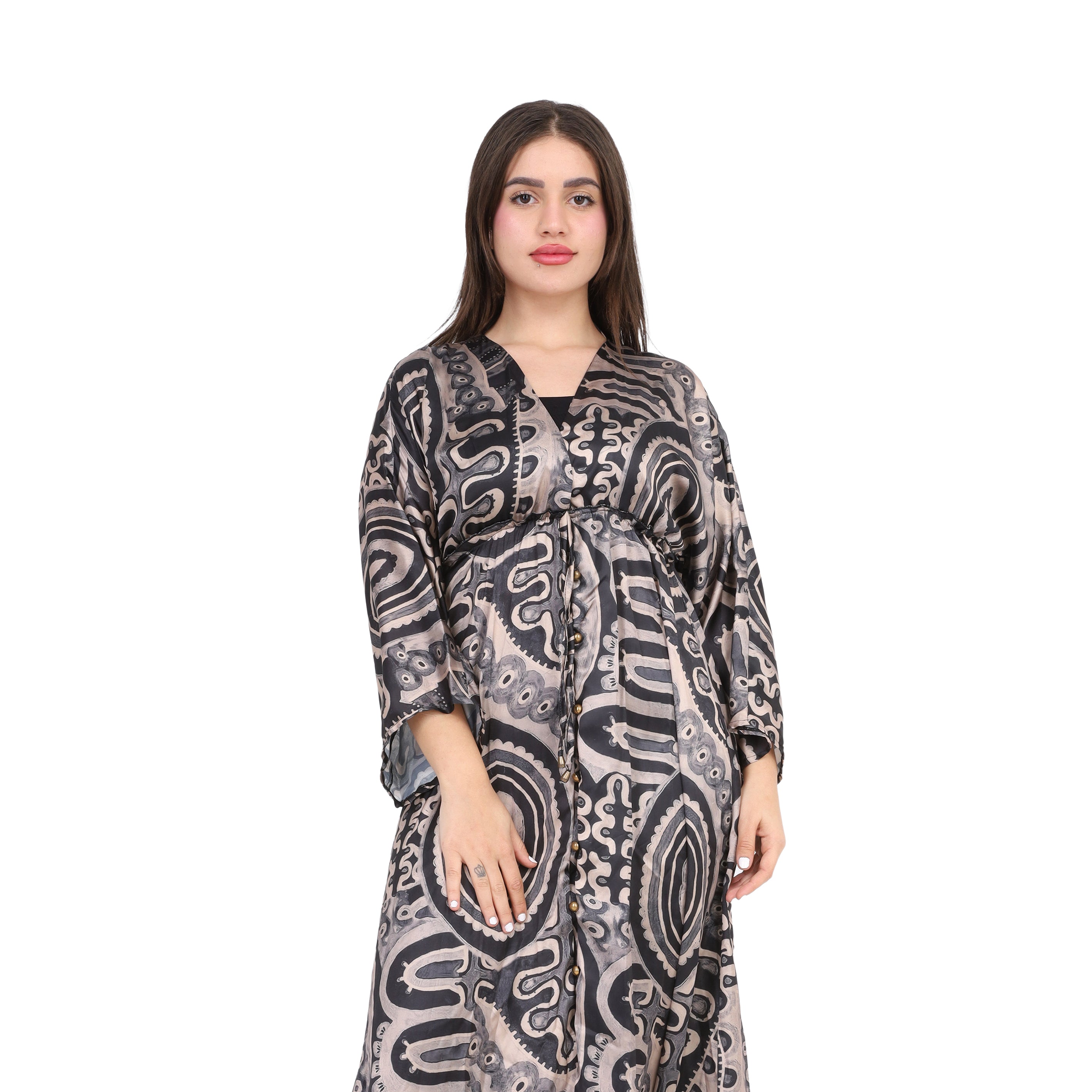 Satin Boho Maxi Dress s15183023/8
