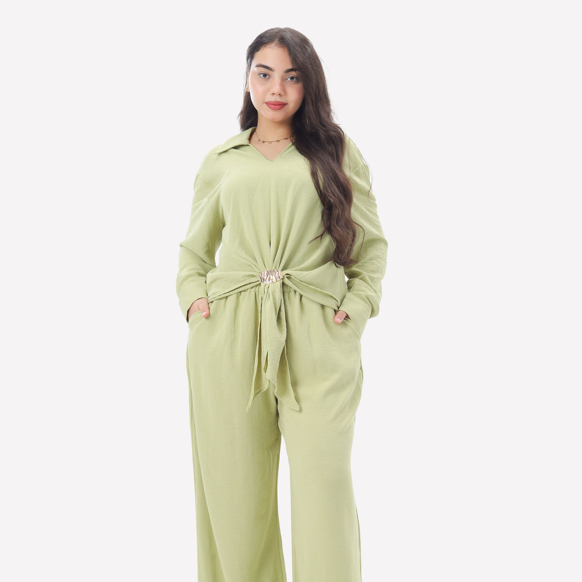 Textured Adjustable Buckle Co-Ord Set 2000/201/3