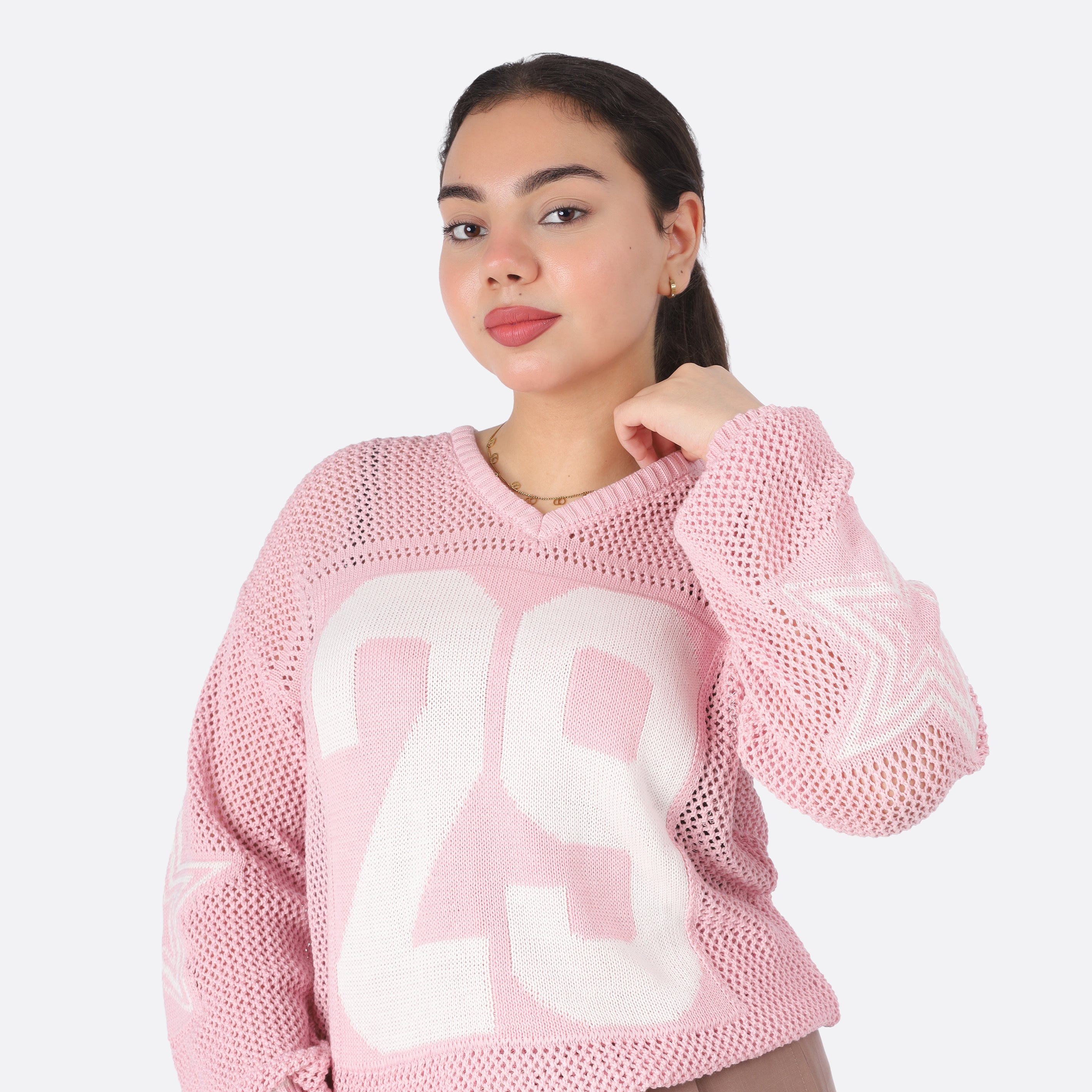Oversized Knit Sweater 20924043