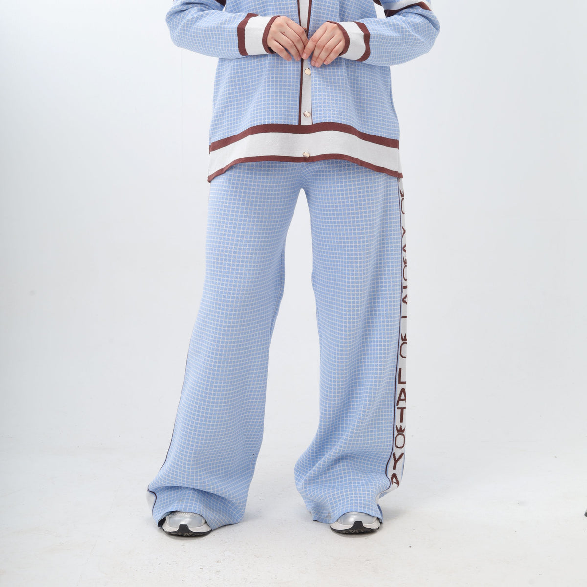 Grid Knit Two-Piece Set 2135/211