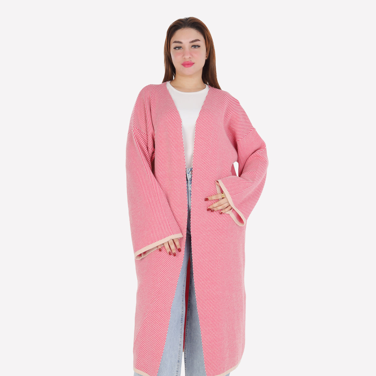 Longline Open-Front Cardigan 2135/223