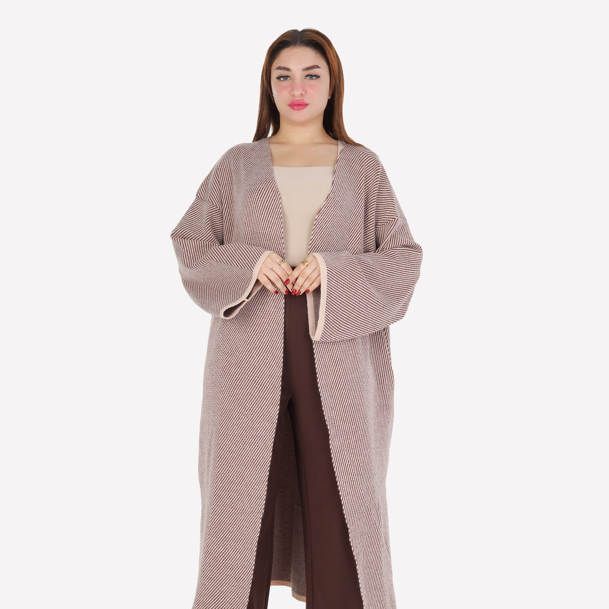 Longline Open-Front Cardigan 2135/223