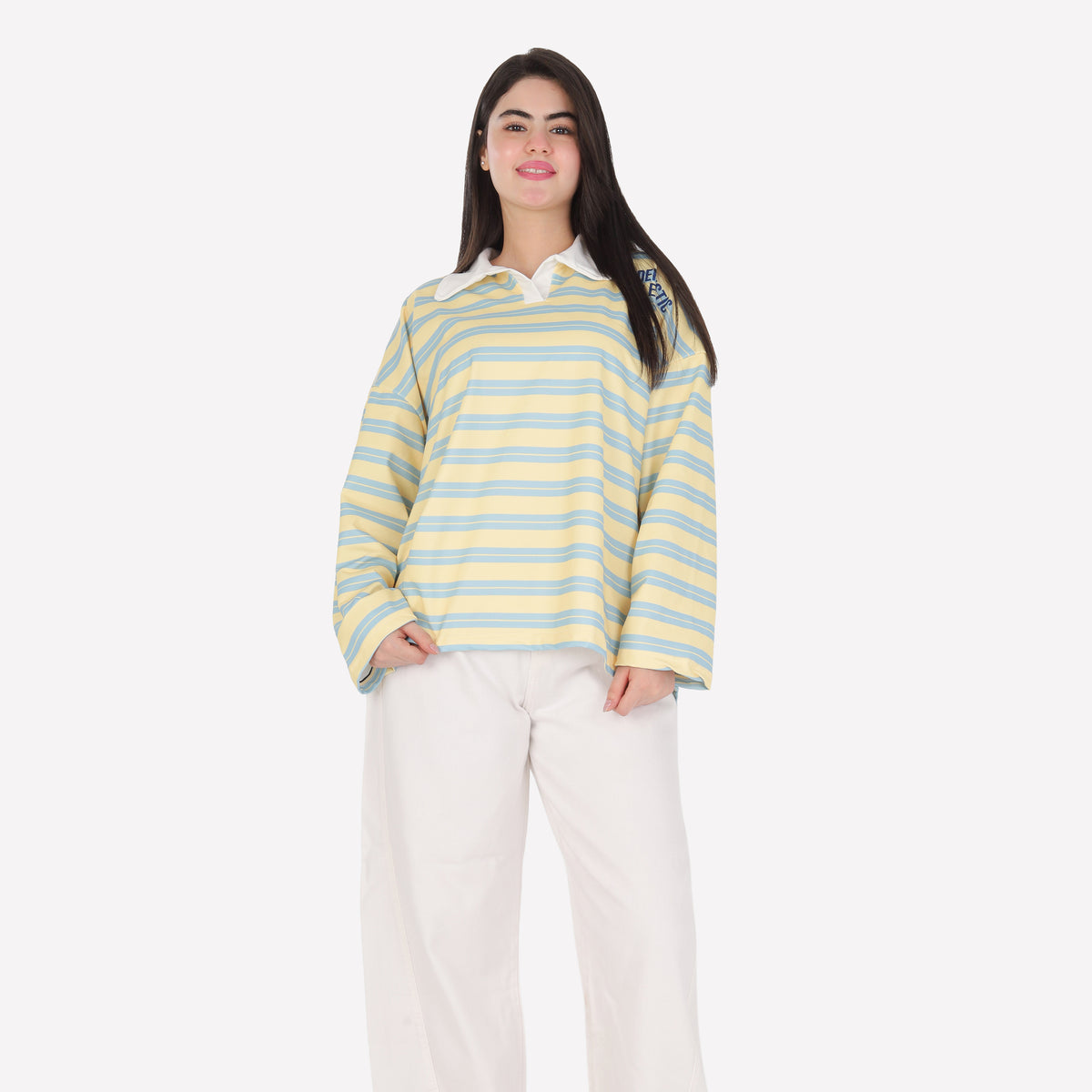 Trendy Striped Sweatshirt 2196240