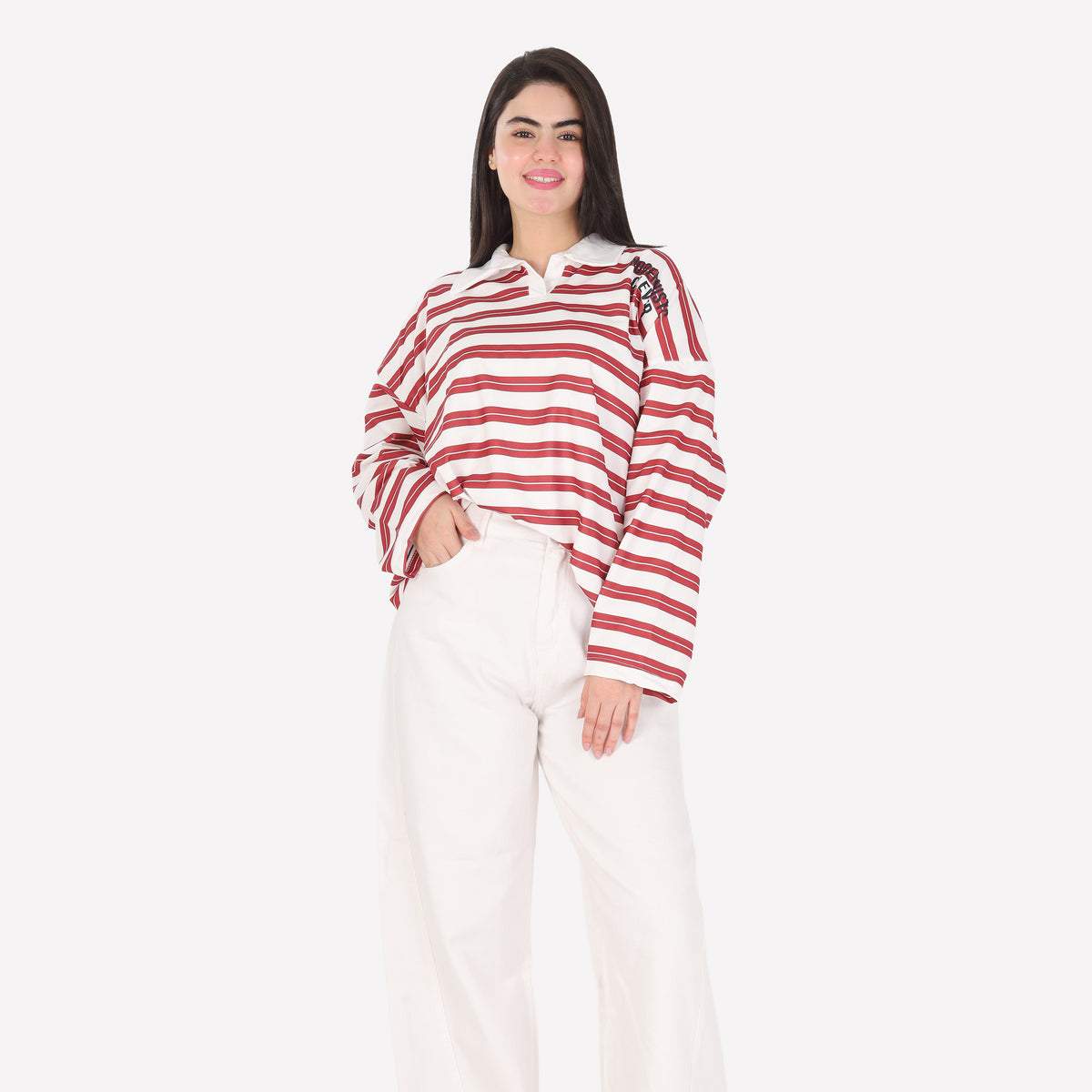 Trendy Striped Sweatshirt 2196240