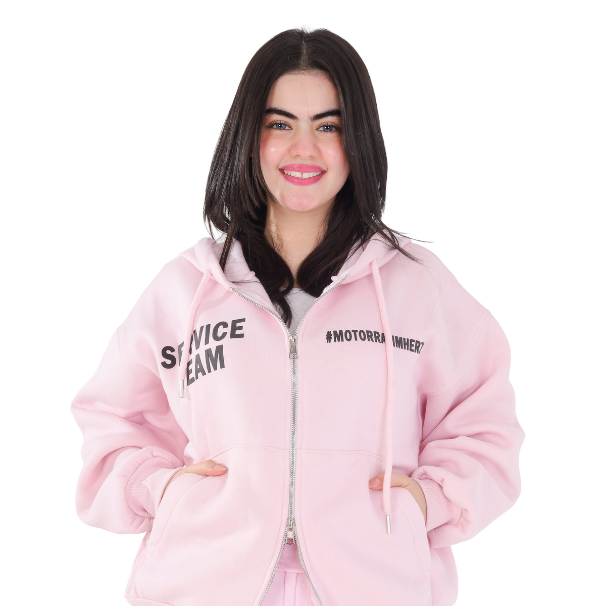 Oversized Zip-Up Hoodie 2188W520