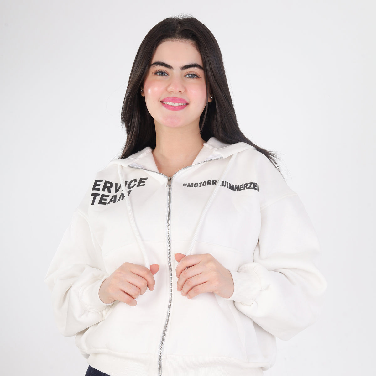Oversized Zip-Up Hoodie 2188W520