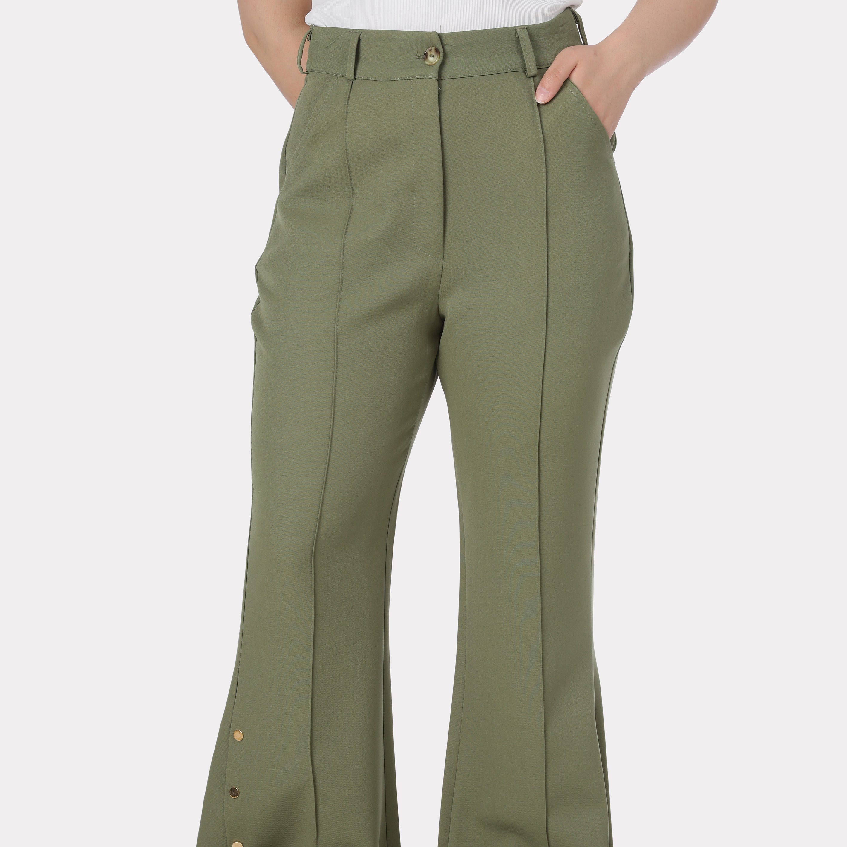 Buttoned Charleston Pants 20571070