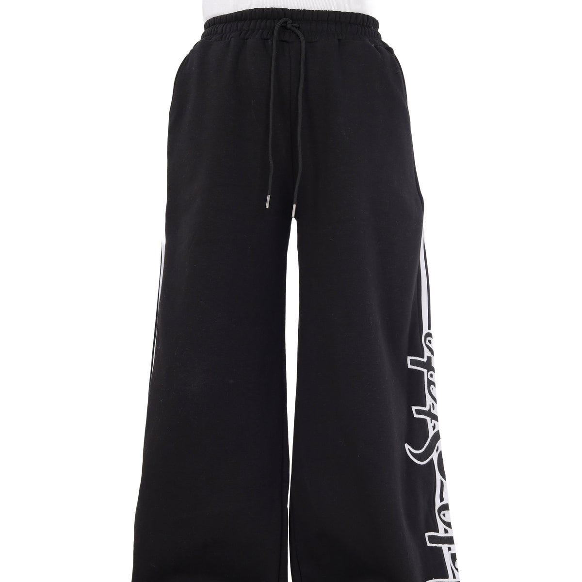 Wide-Leg Sweatpants with Side Stripes 2188W248