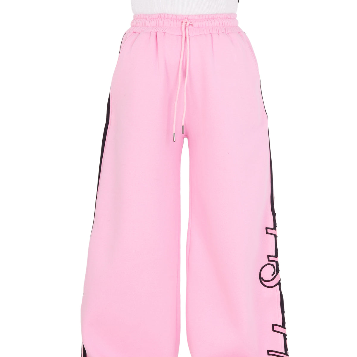 Wide-Leg Sweatpants with Side Stripes 2188W248