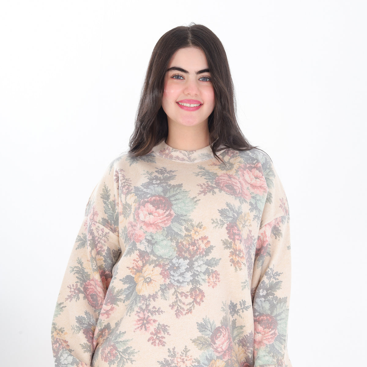 Floral Printed Sweater 2136/231